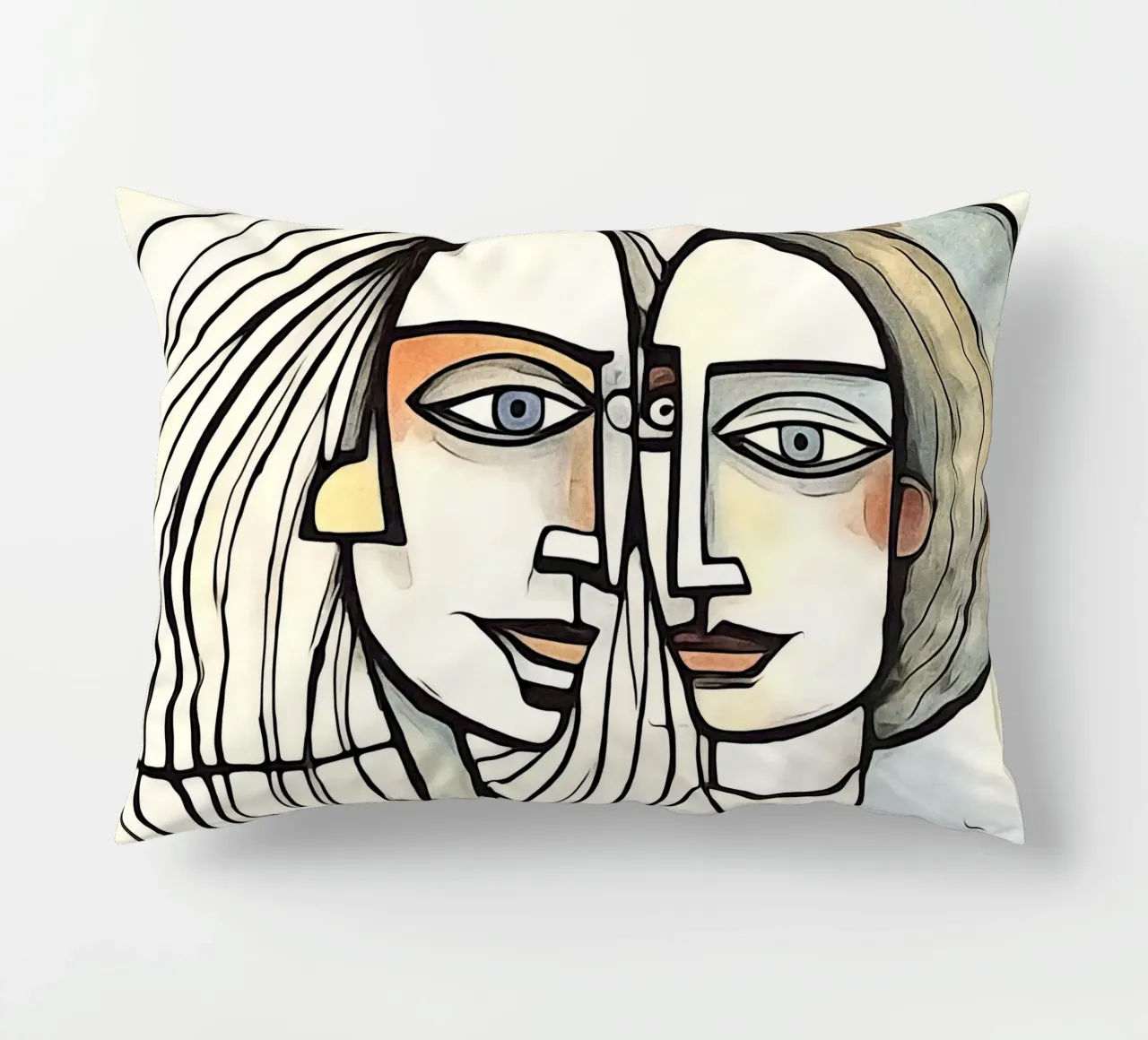 abstract pairs, motif 5 decorative cushion by ZAMART