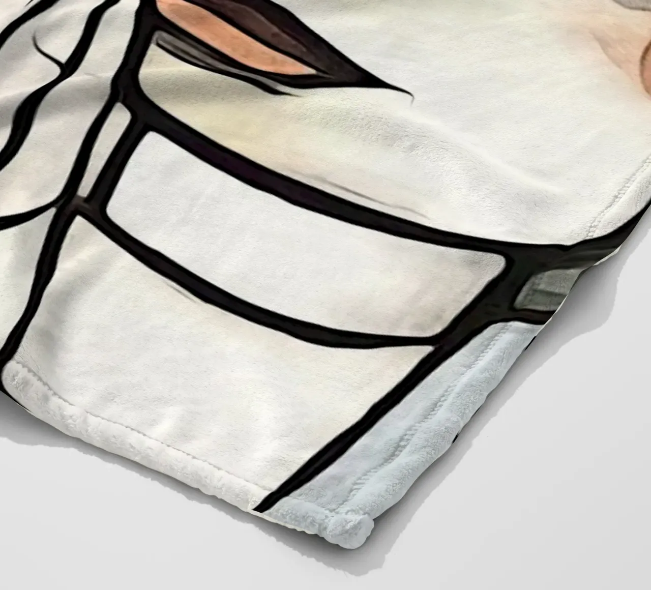 abstract pairs, motif 5 fleece blanket by ZAMART
