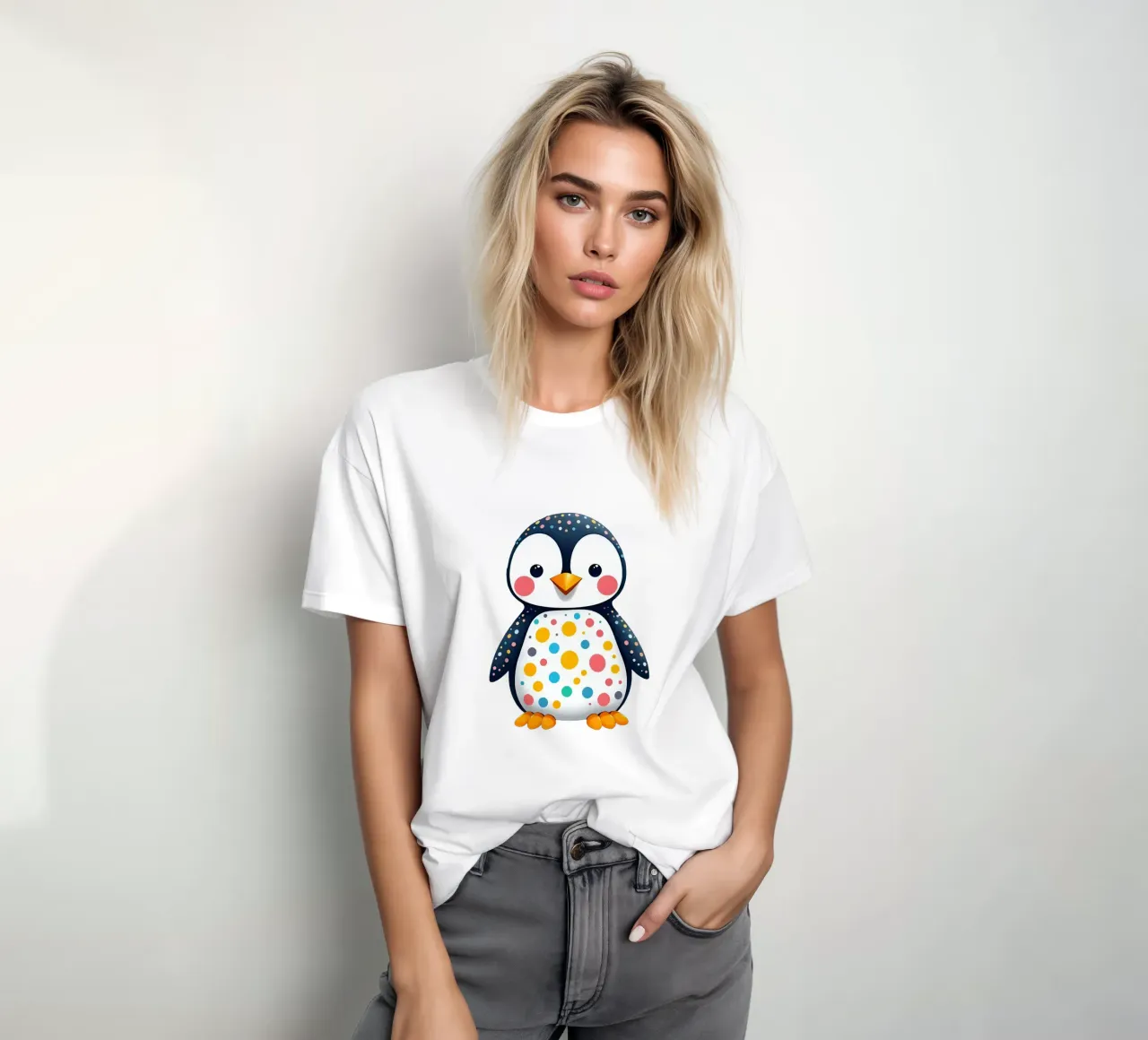 Pinguino_1a t-shirt da Tierisch bunt by LK