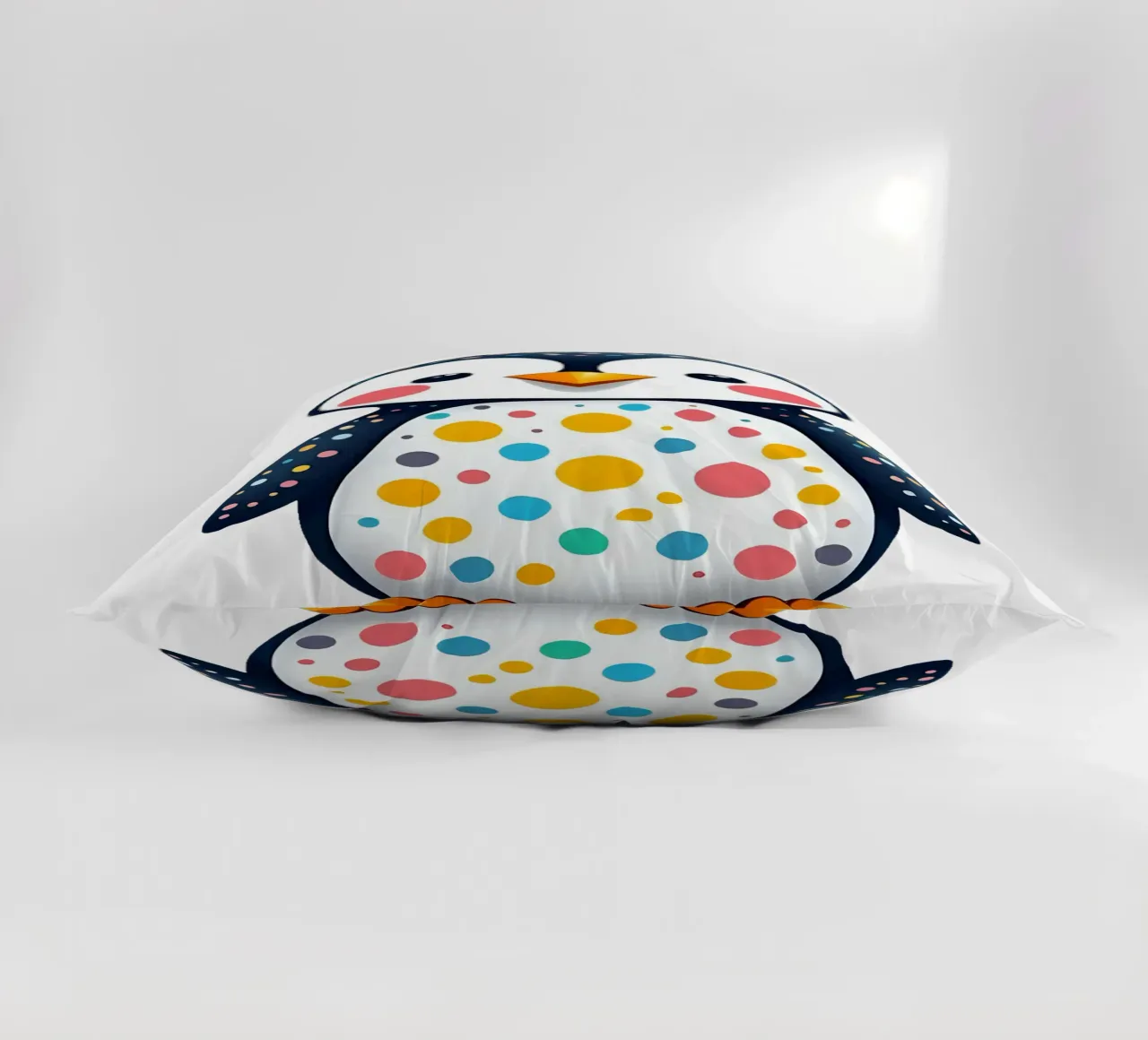 Pinguin_1a decorative cushion by Tierisch bunt by LK