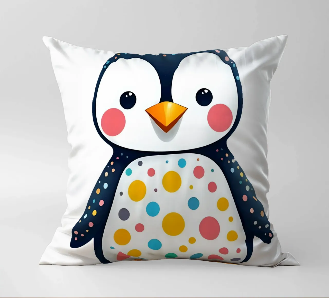 Pinguin_1a decorative cushion by Tierisch bunt by LK