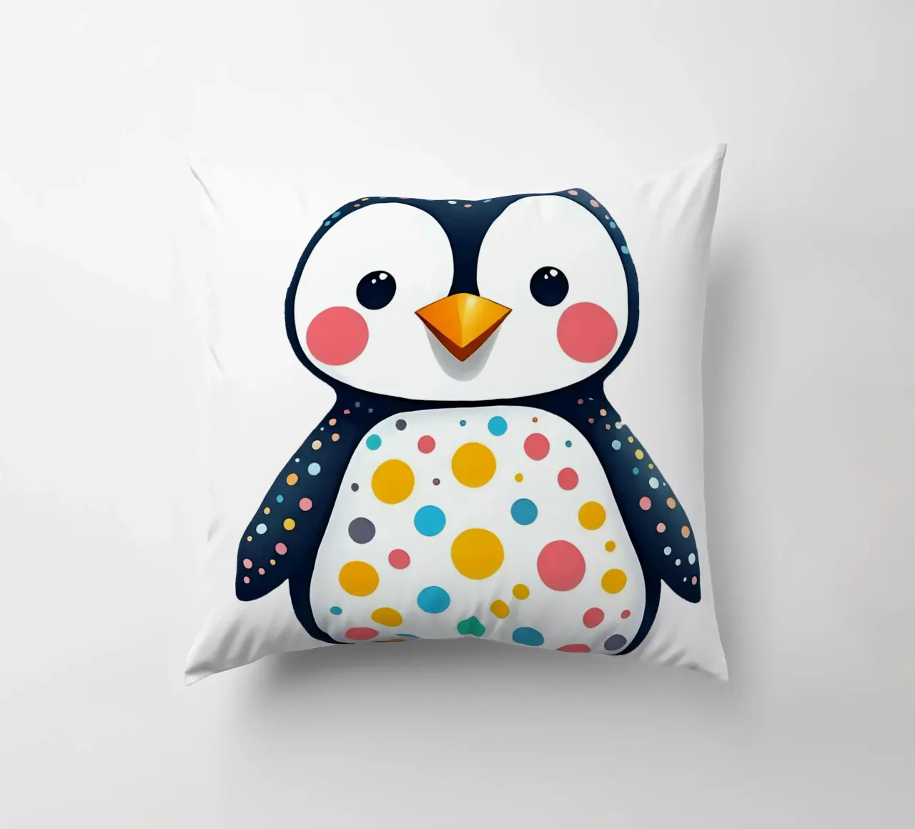 Pinguin_1a decorative cushion by Tierisch bunt by LK