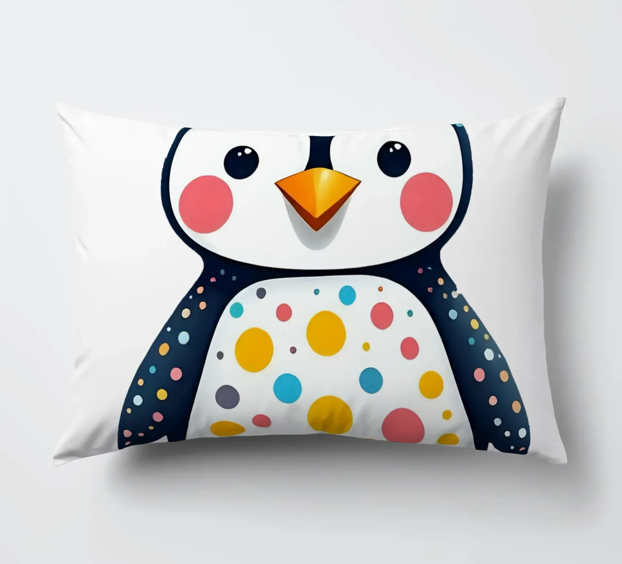Pinguin_1a decorative cushion by Tierisch bunt by LK