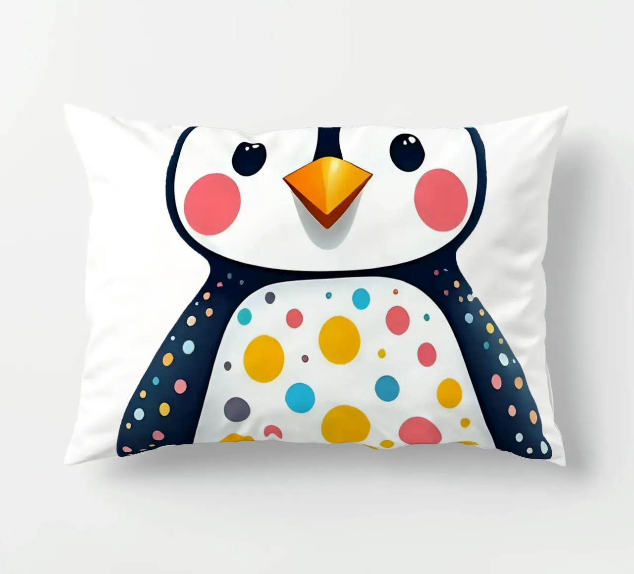 Pinguin_1a decorative cushion by Tierisch bunt by LK