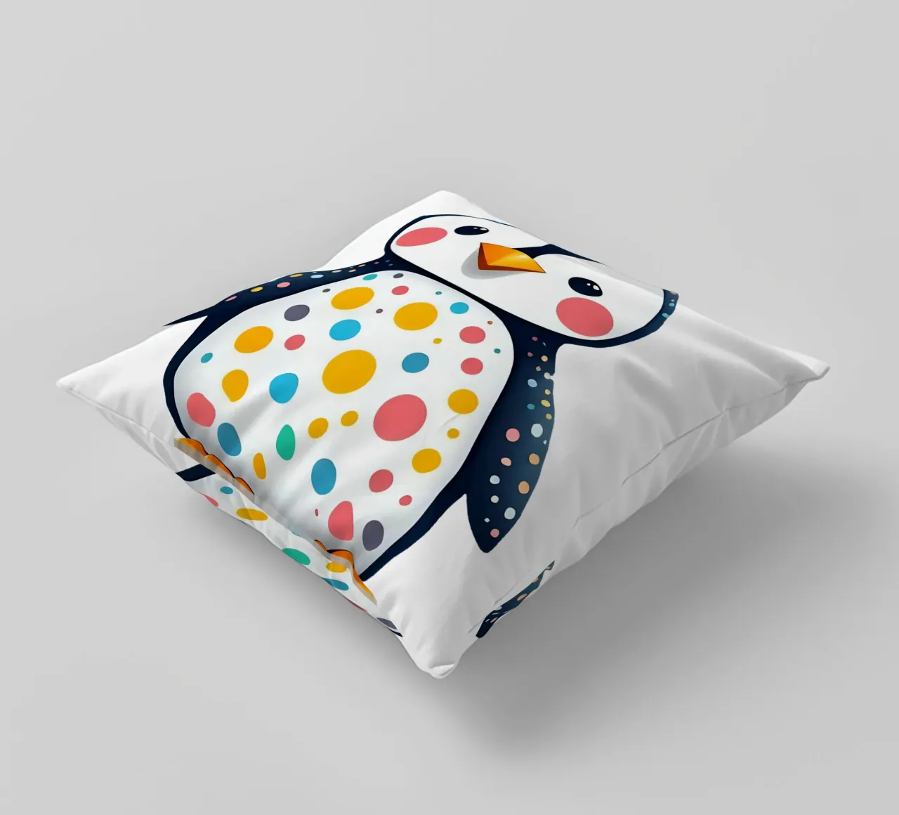 Pinguin_1a decorative cushion by Tierisch bunt by LK