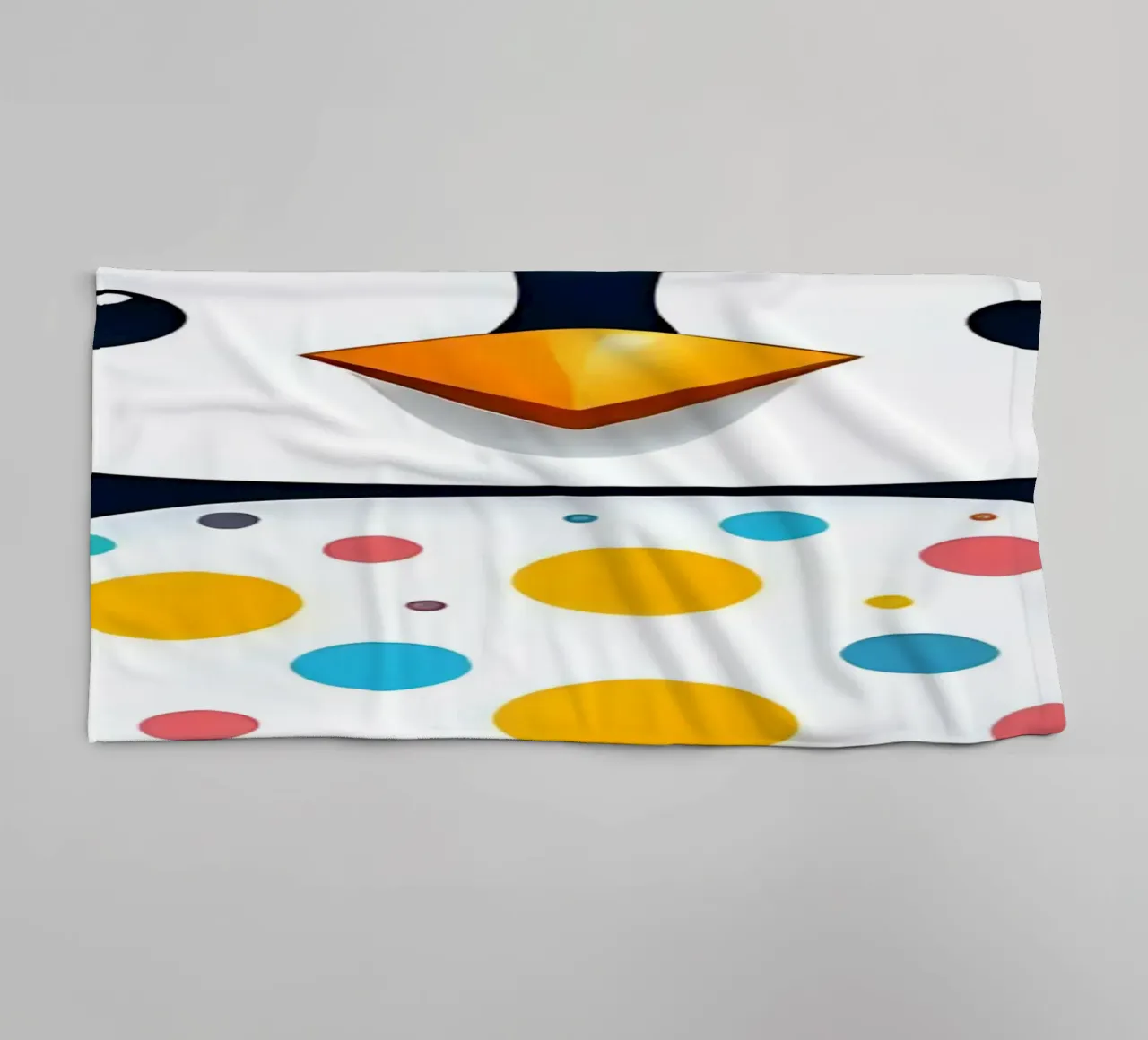Pinguino_1a asciugamano da bagno da Tierisch bunt by LK