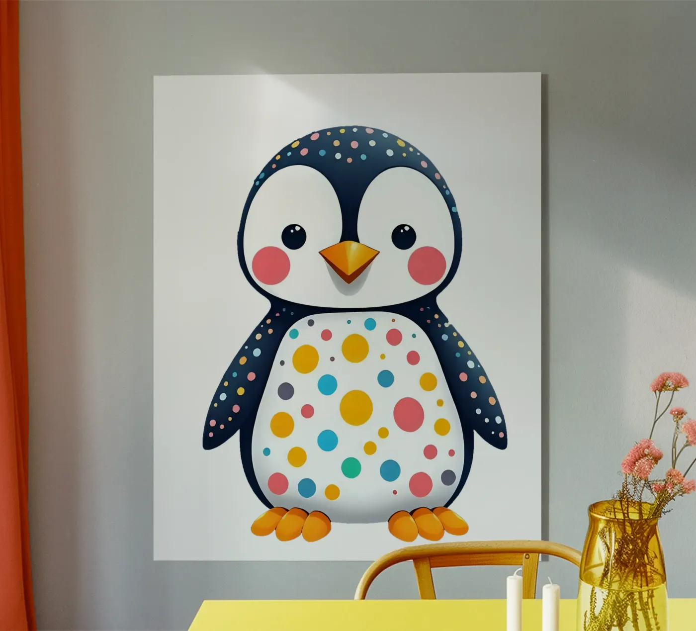 Pinguino_1a plexiglass da Tierisch bunt by LK