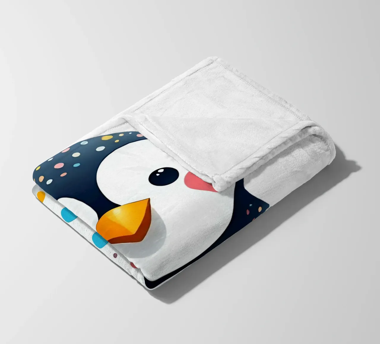 Pinguino_1a coperta in pile da Tierisch bunt by LK