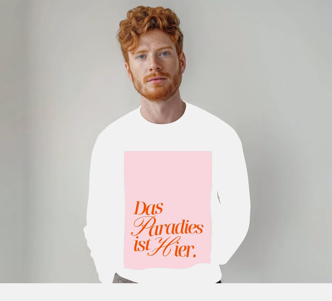 Das Paradies ist hier sweatshirt by Ohkimiko