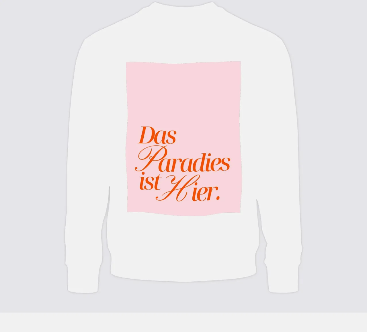 Das Paradies ist hier sweatshirt by Ohkimiko