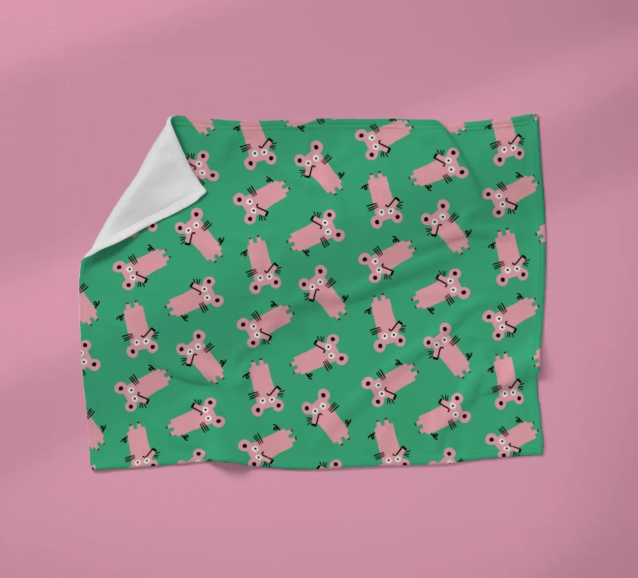 Mäuse Fleecedecke von aucontraire