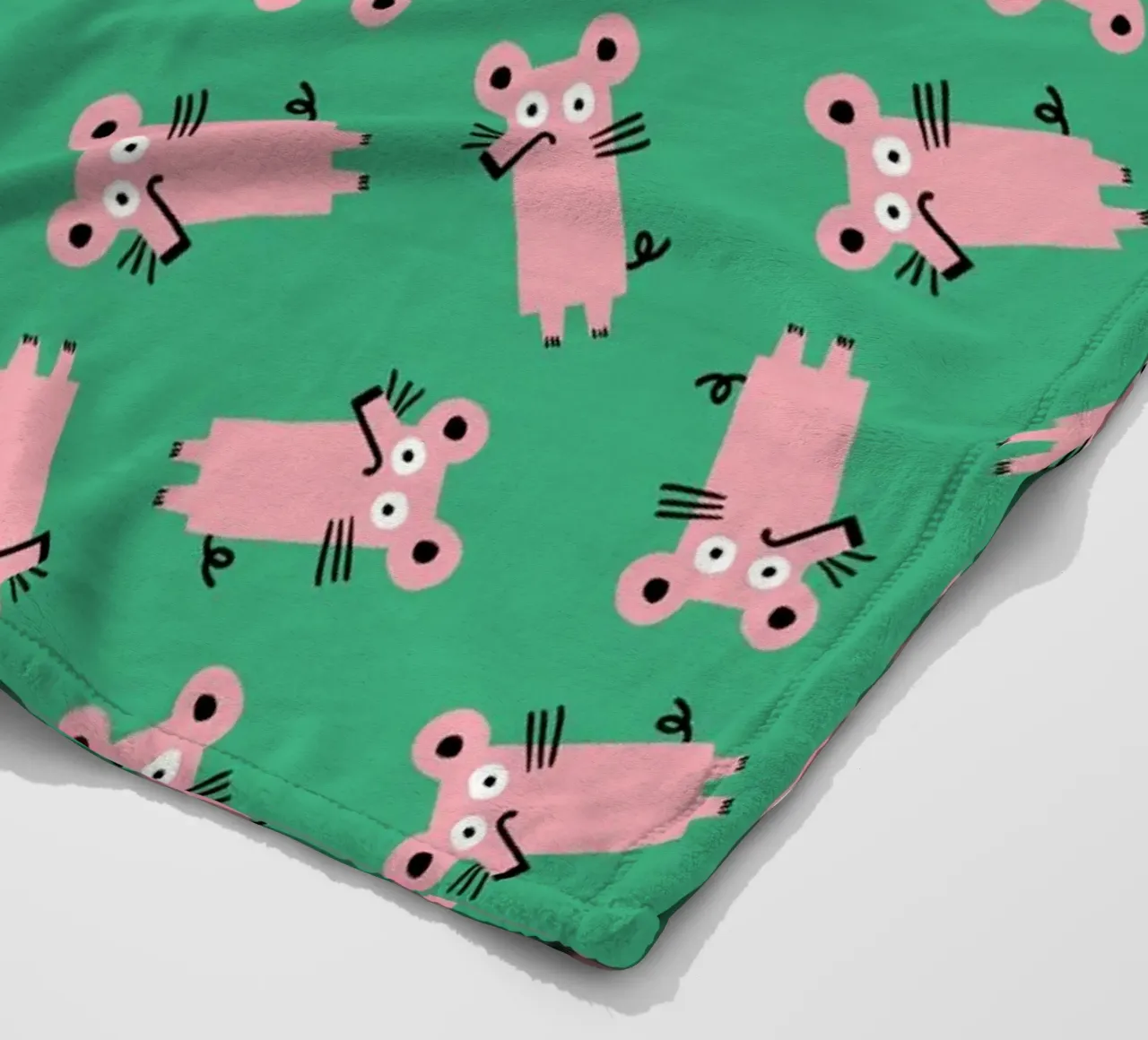 Mäuse Fleecedecke von aucontraire