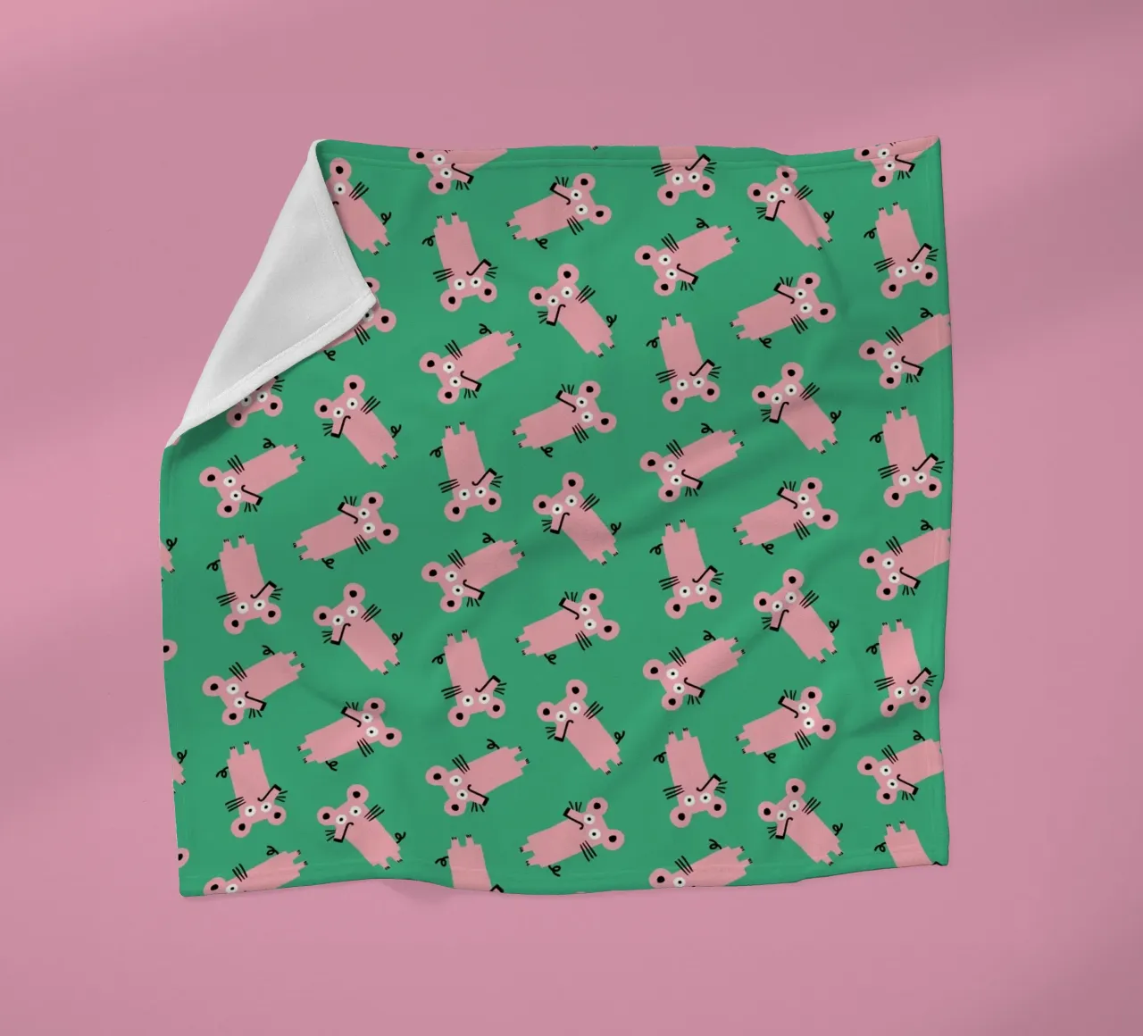 Mäuse Fleecedecke von aucontraire