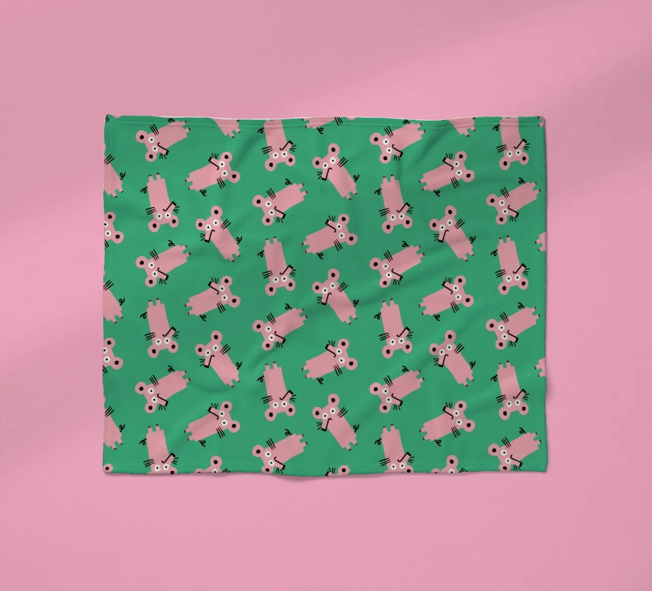 Mäuse Fleecedecke von aucontraire