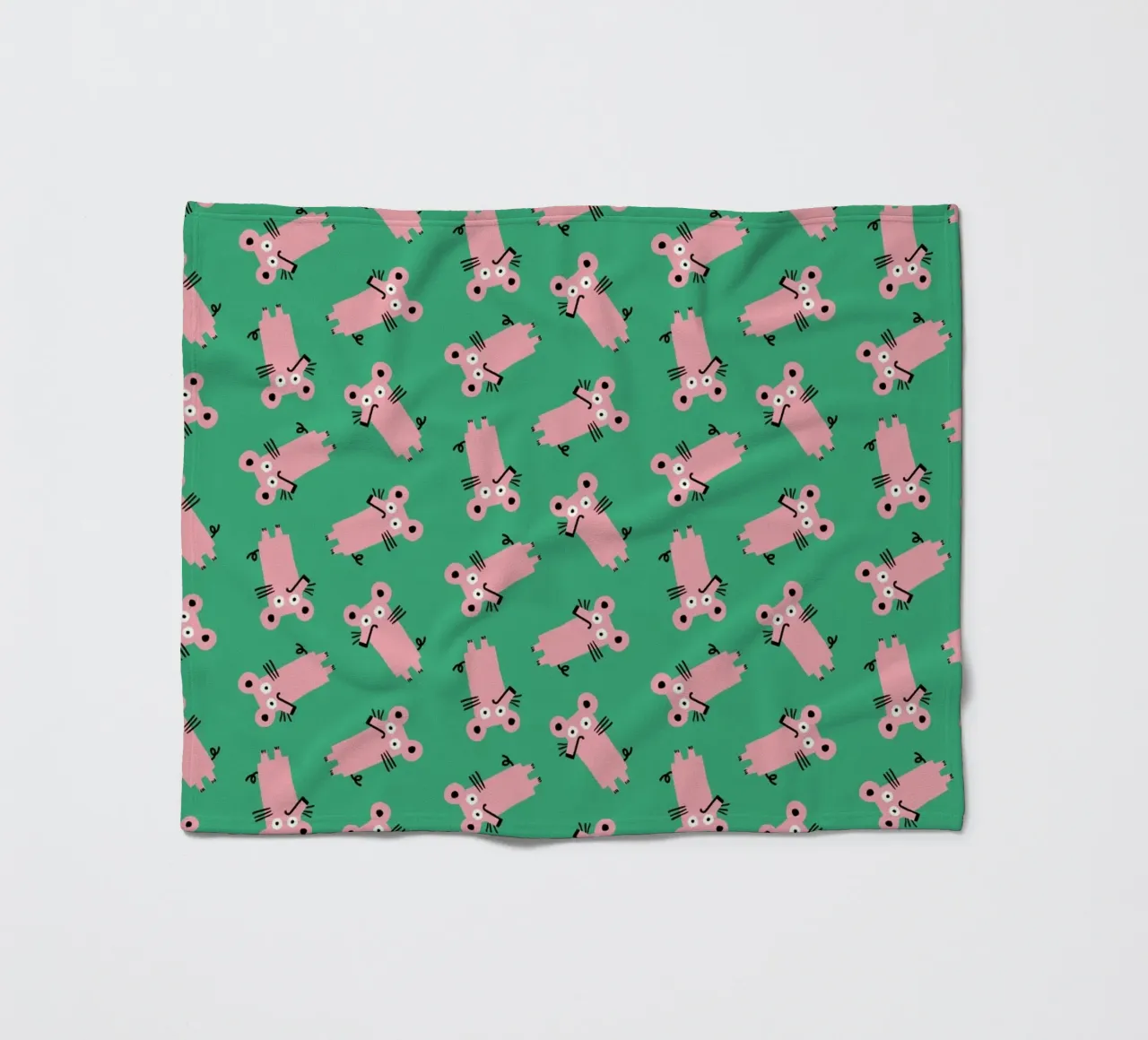 Mäuse Fleecedecke von aucontraire