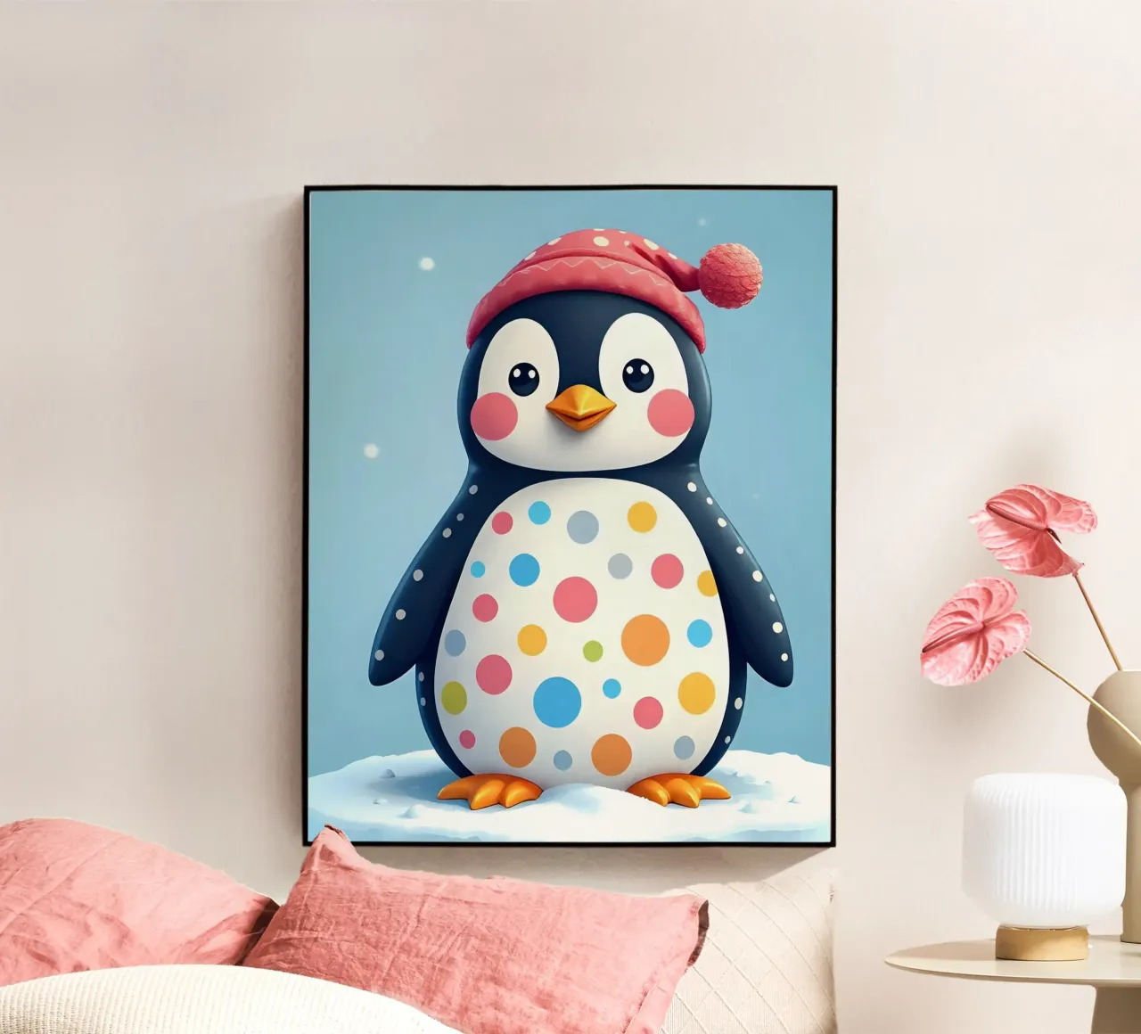 Pinguino_2 plexiglass da Tierisch bunt by LK