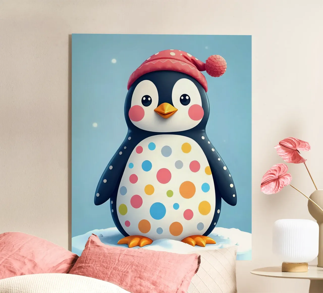 Pinguino_2 plexiglass da Tierisch bunt by LK