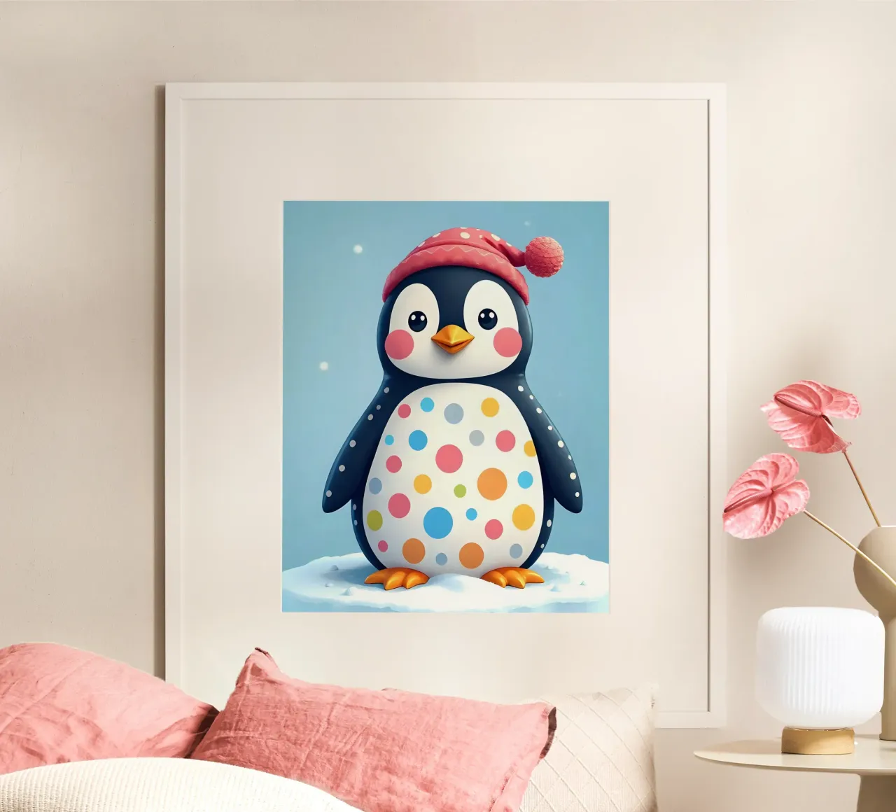 Pinguin_2 hahnemühle de Tierisch bunt by LK