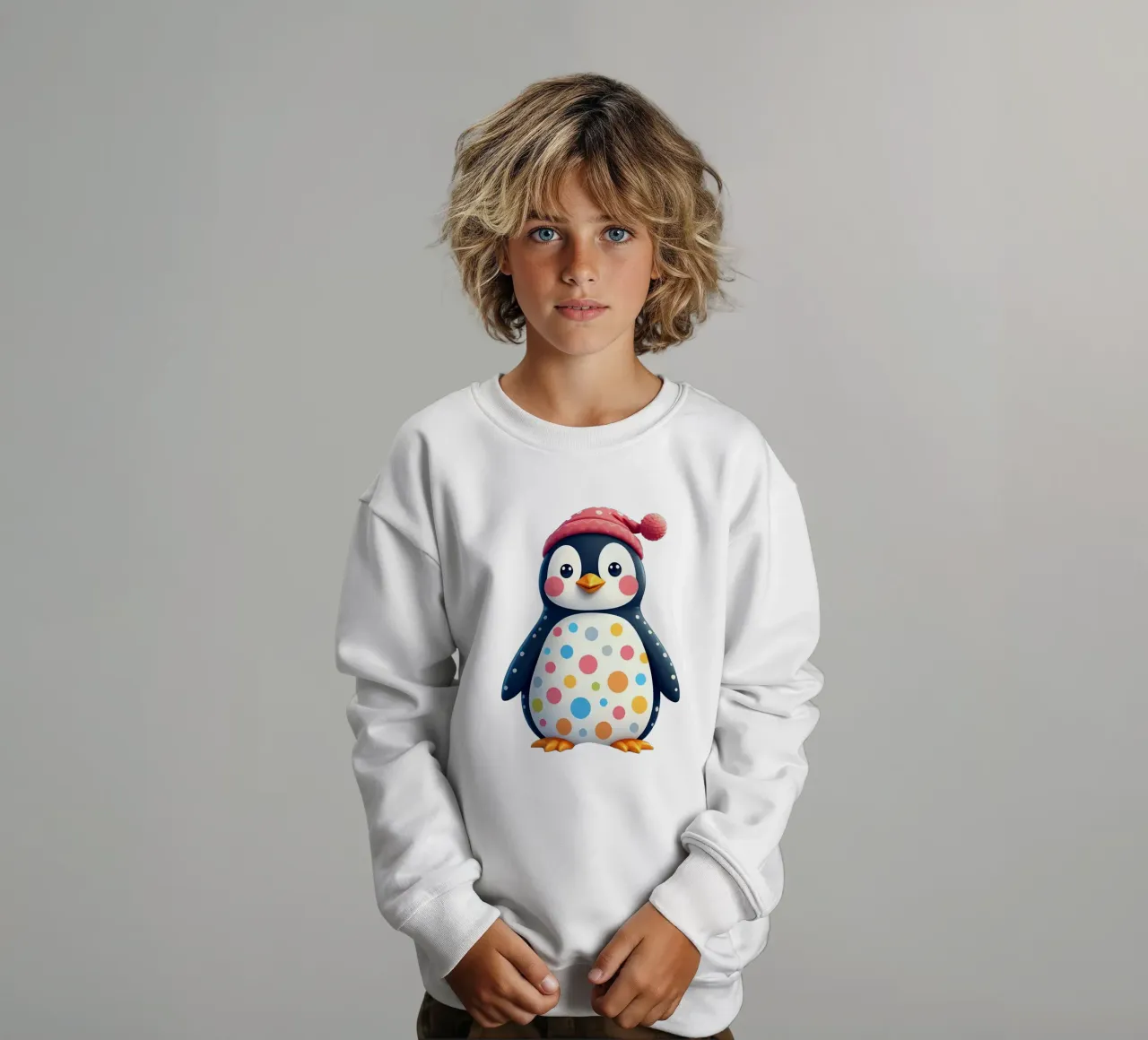 Pinguino_2a felpa bambino da Tierisch bunt by LK