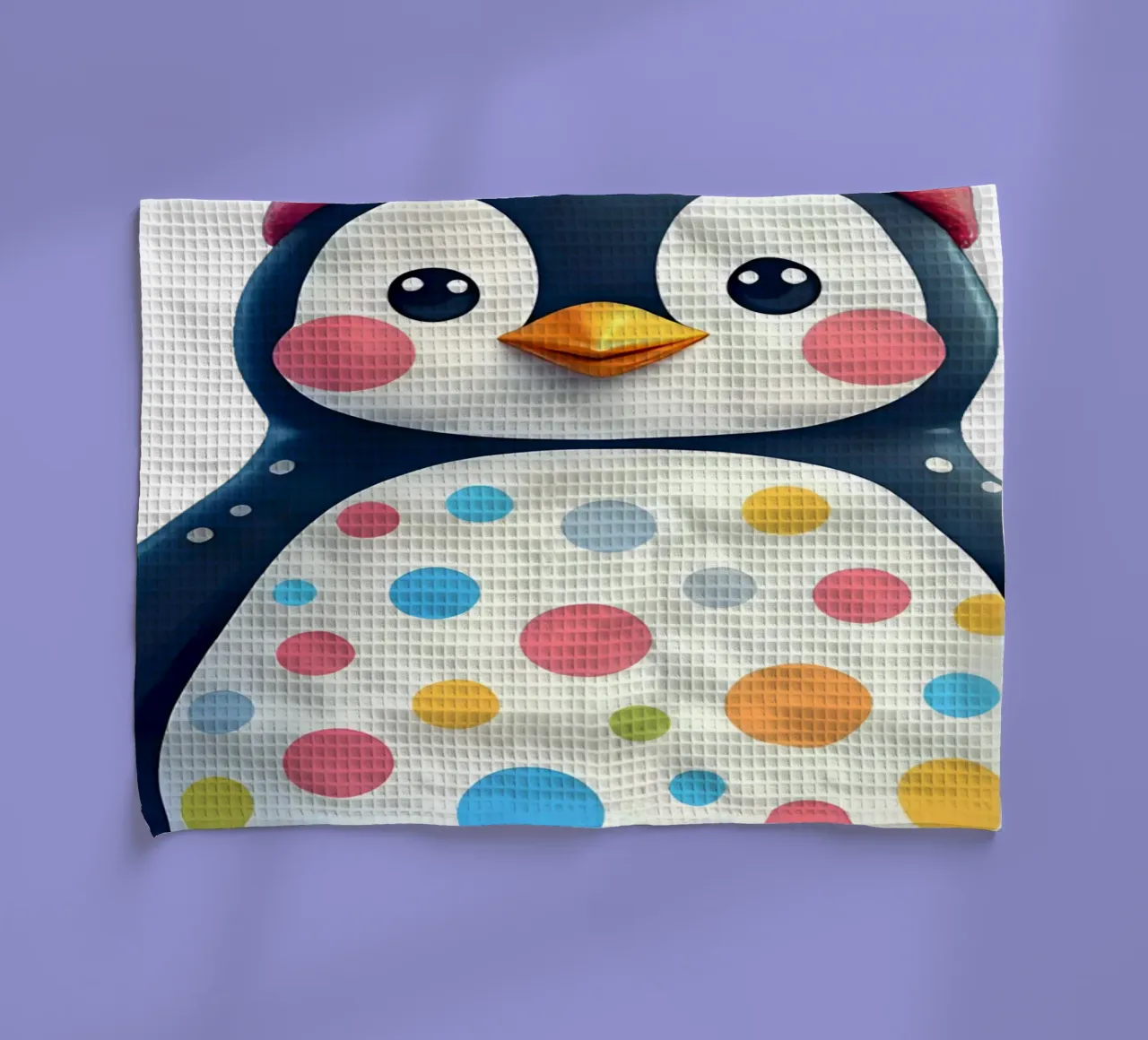 Pinguino_2a canovaccio da cucina da Tierisch bunt by LK