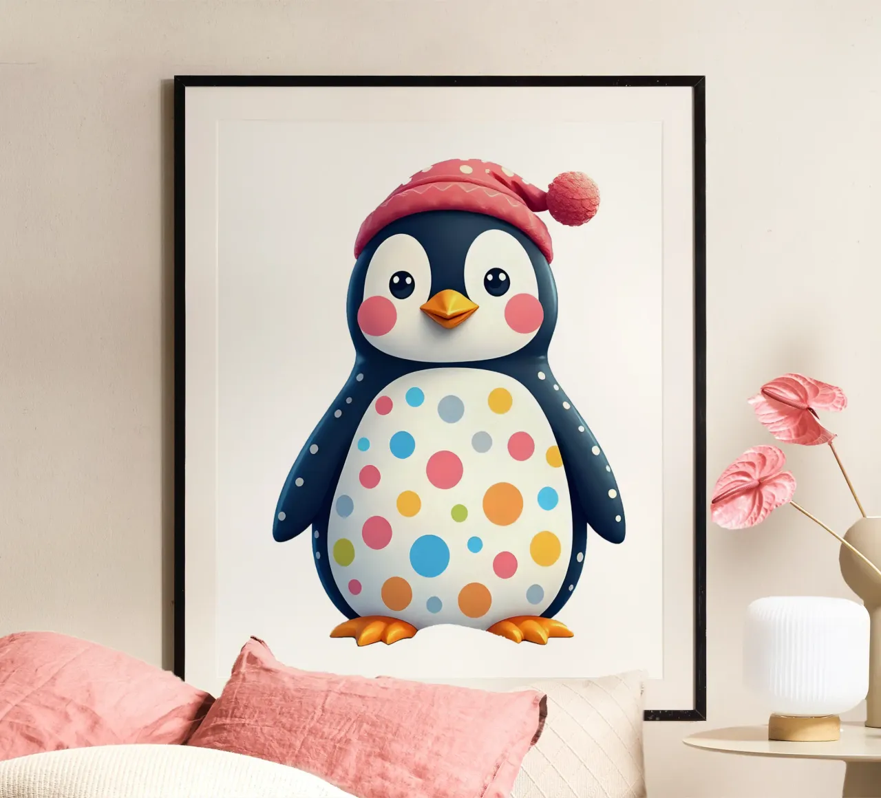 Pinguino_2a carta hahnemühle da Tierisch bunt by LK