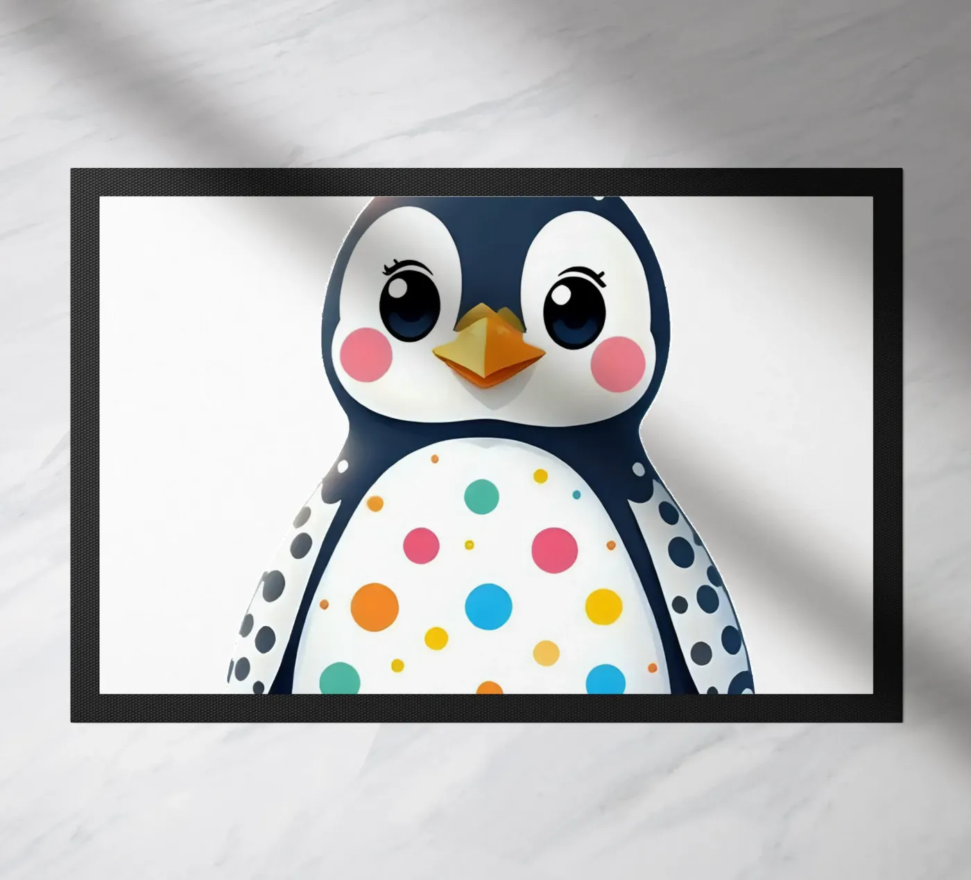 Pinguin_3a doormat by Tierisch bunt by LK