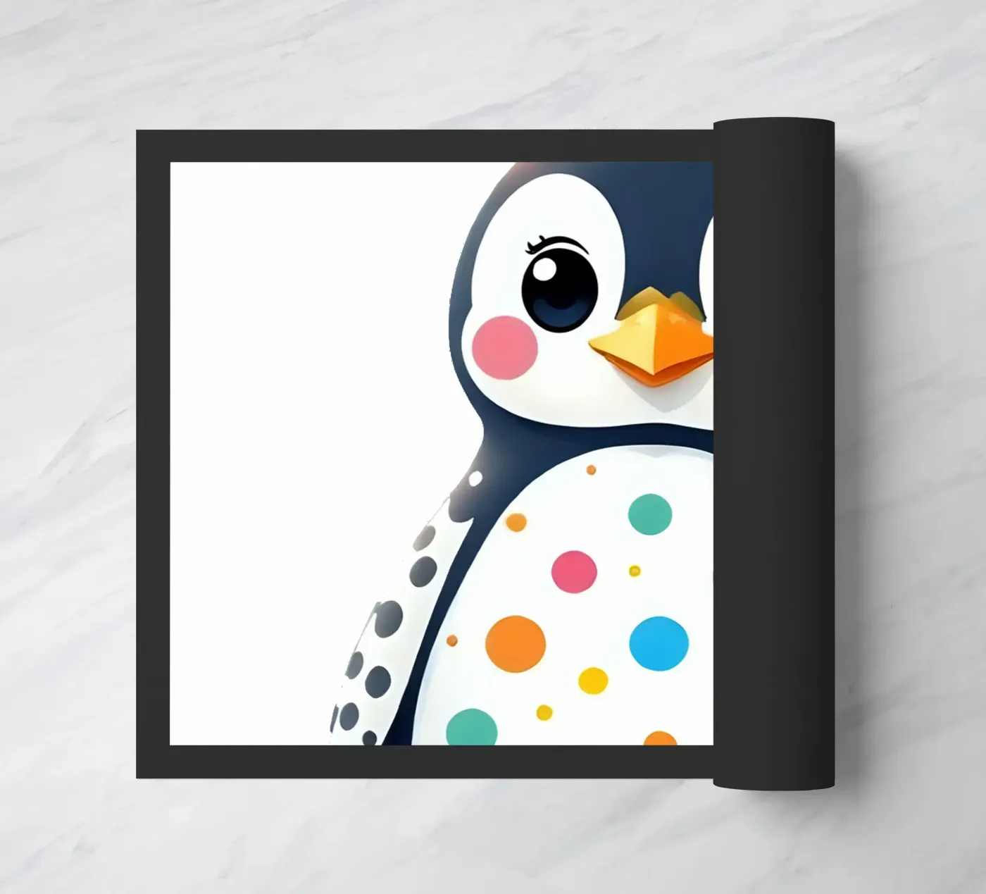 Pinguin_3a doormat by Tierisch bunt by LK