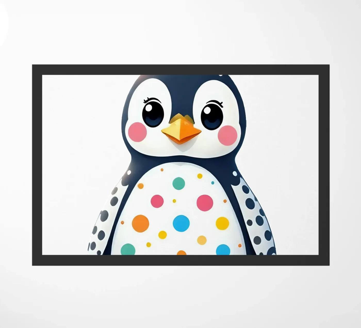 Pinguin_3a doormat by Tierisch bunt by LK