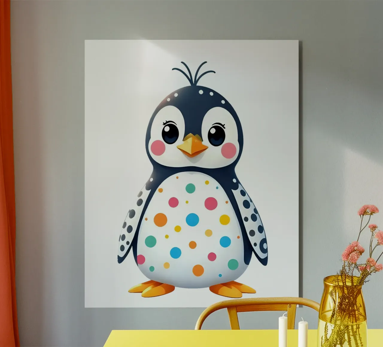 Pinguin_3a alluminio dibond da Tierisch bunt by LK