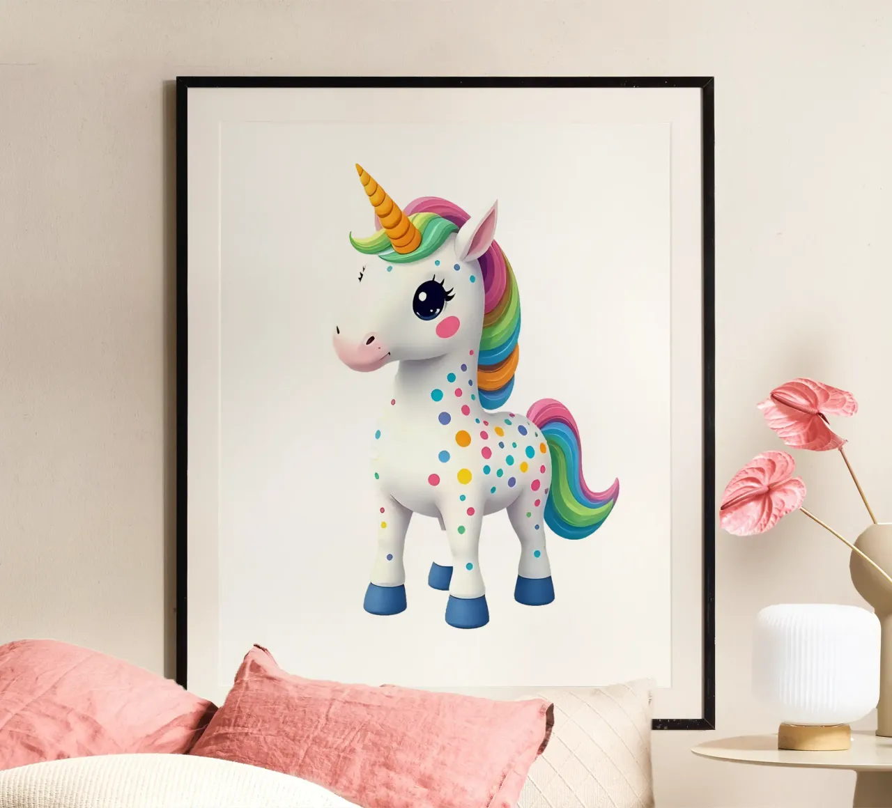 Unicorn_1a hahnemühle by Tierisch bunt by LK