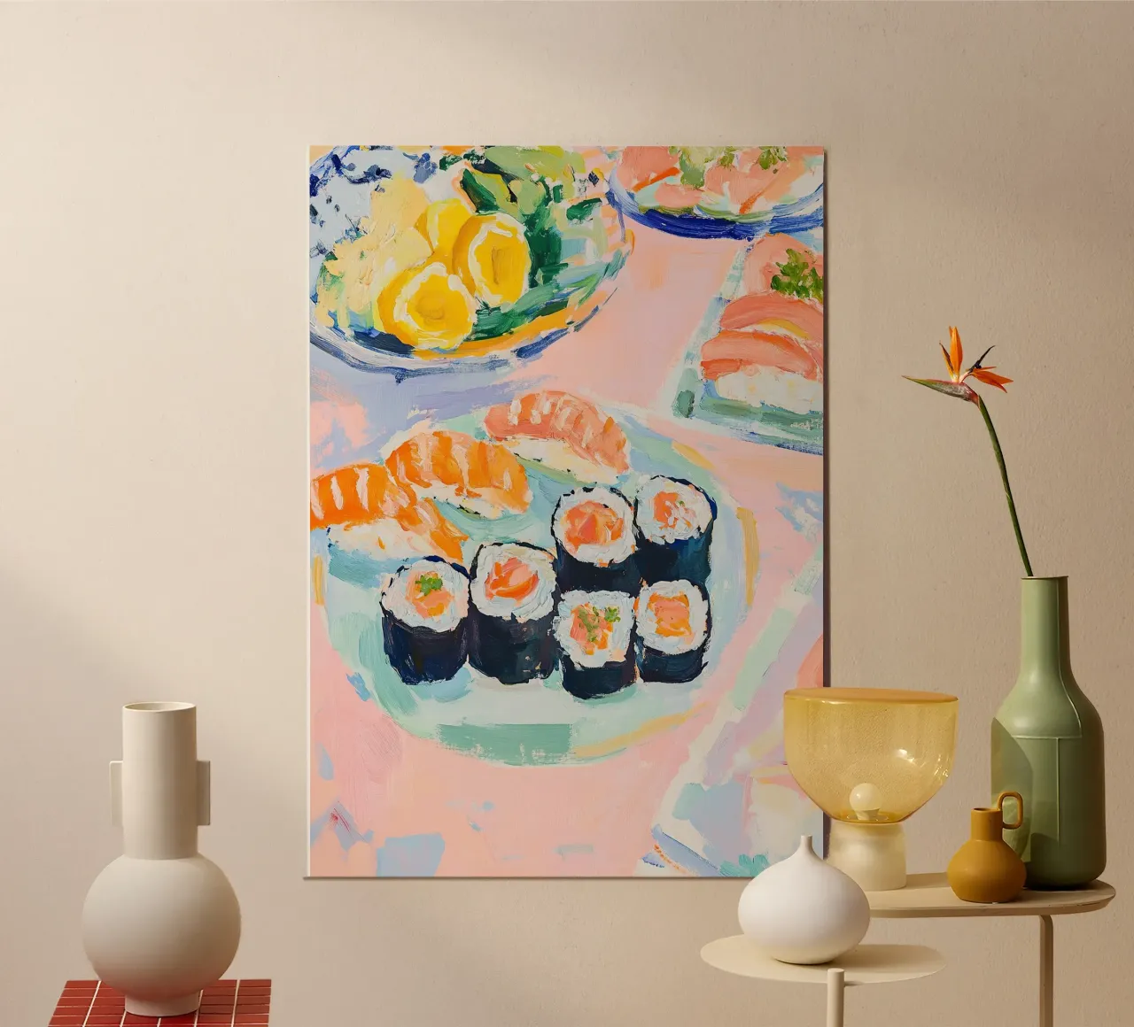 Sushi alluminio dibond da Euphoria Theresa