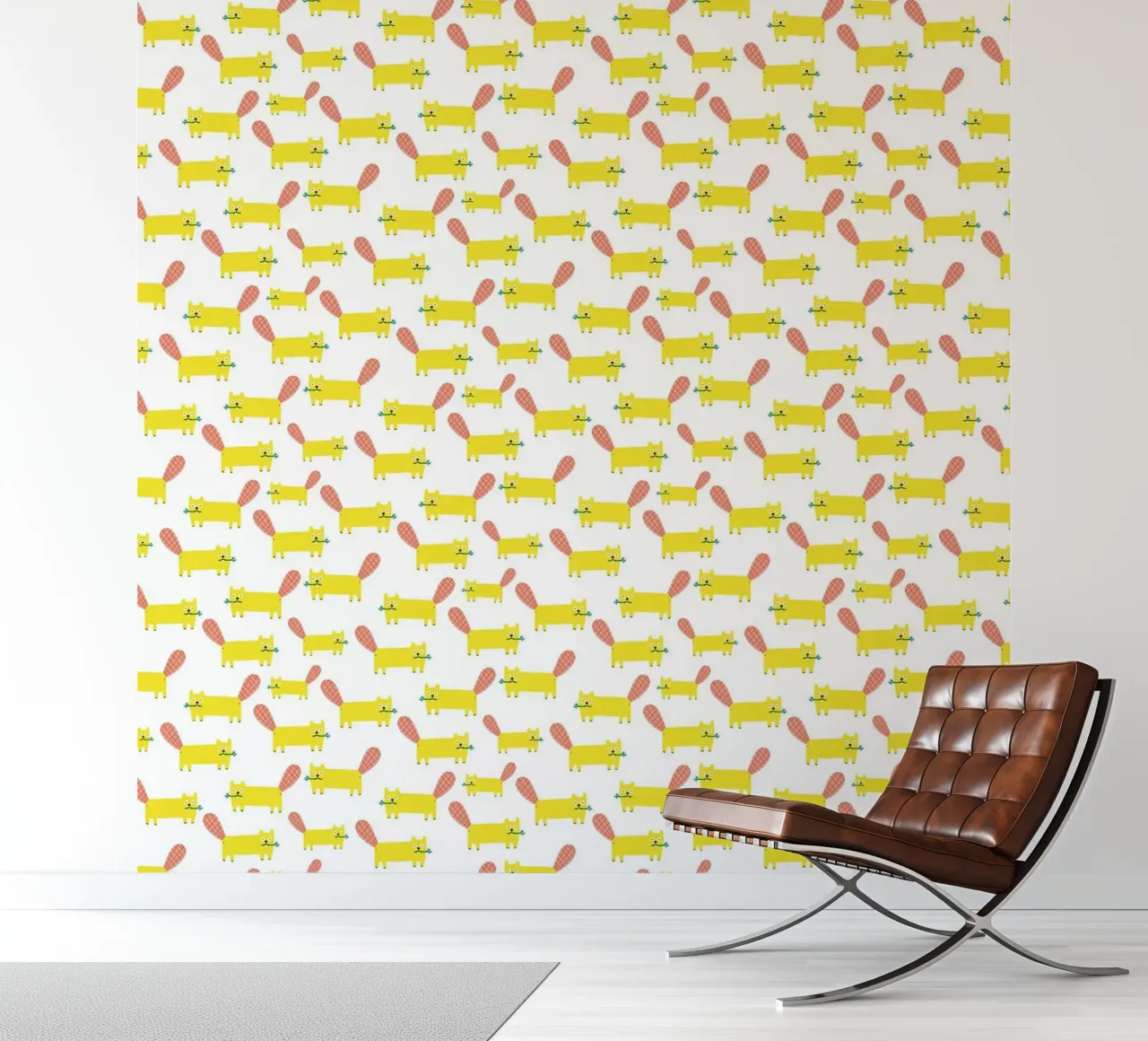 Bever fotobehang van aucontraire