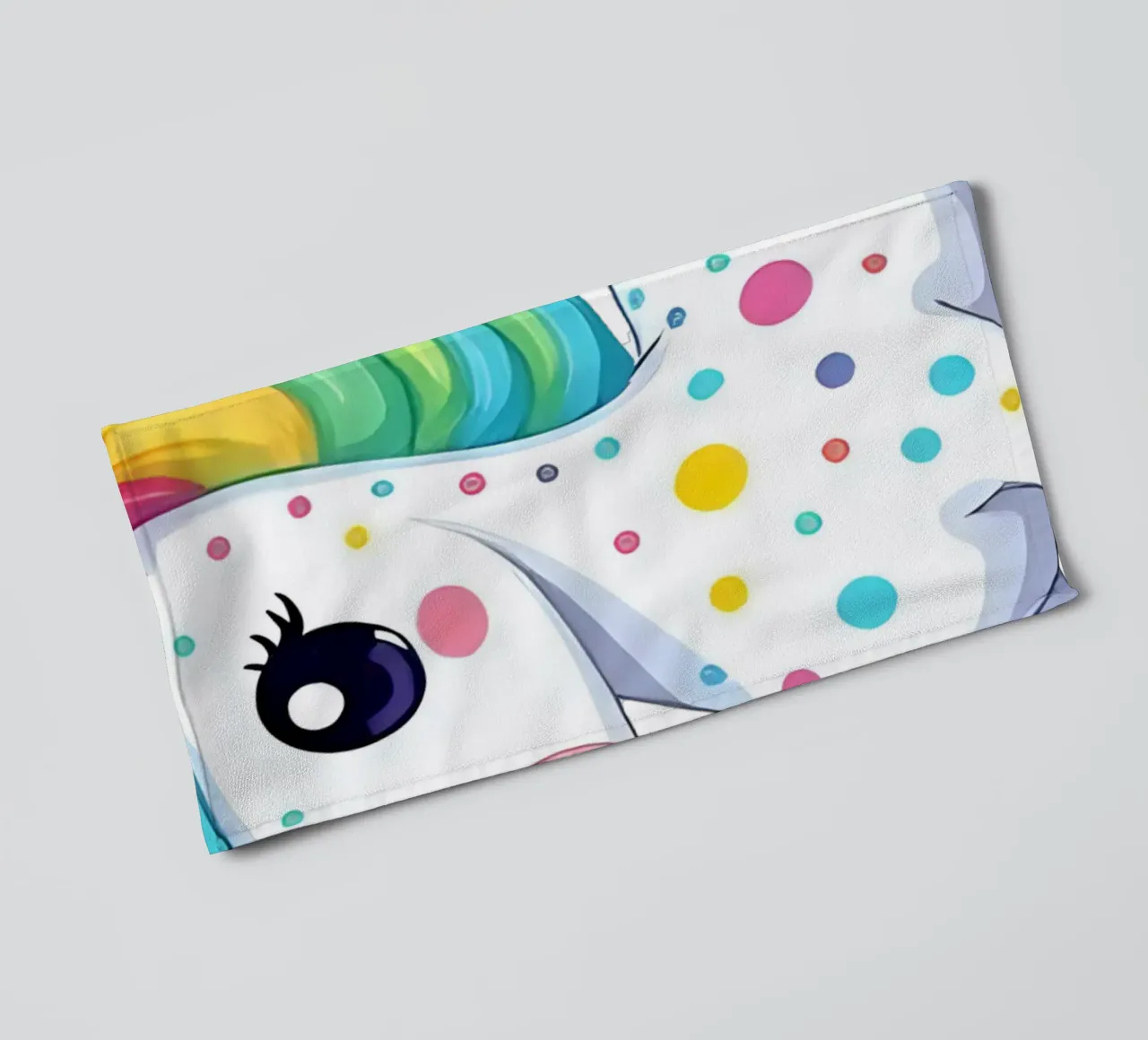 Unicorn_3a towel by Tierisch bunt by LK