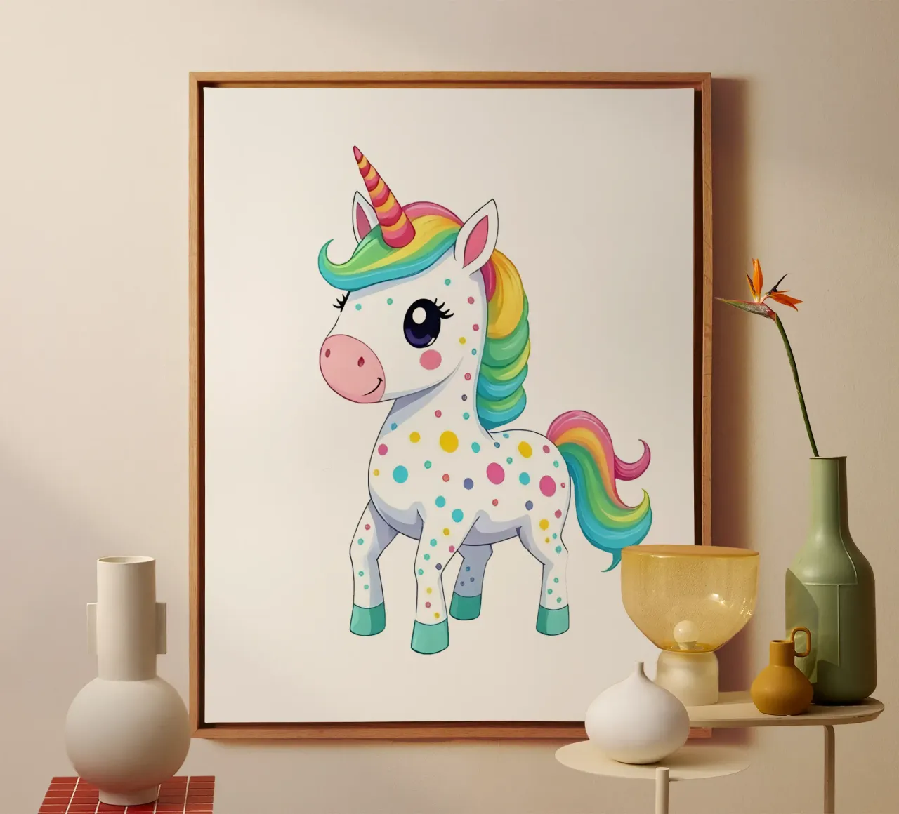 Unicorn_3a canvas by Tierisch bunt by LK