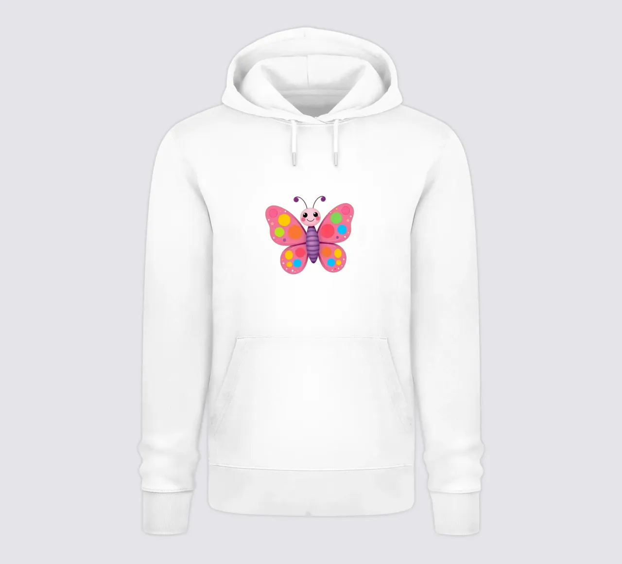 Farfalla_1a felpa con cappuccio da Tierisch bunt by LK
