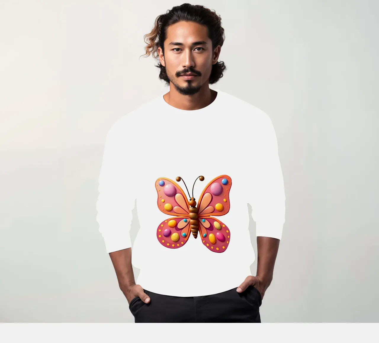 Farfalla_2a felpa da Tierisch bunt by LK