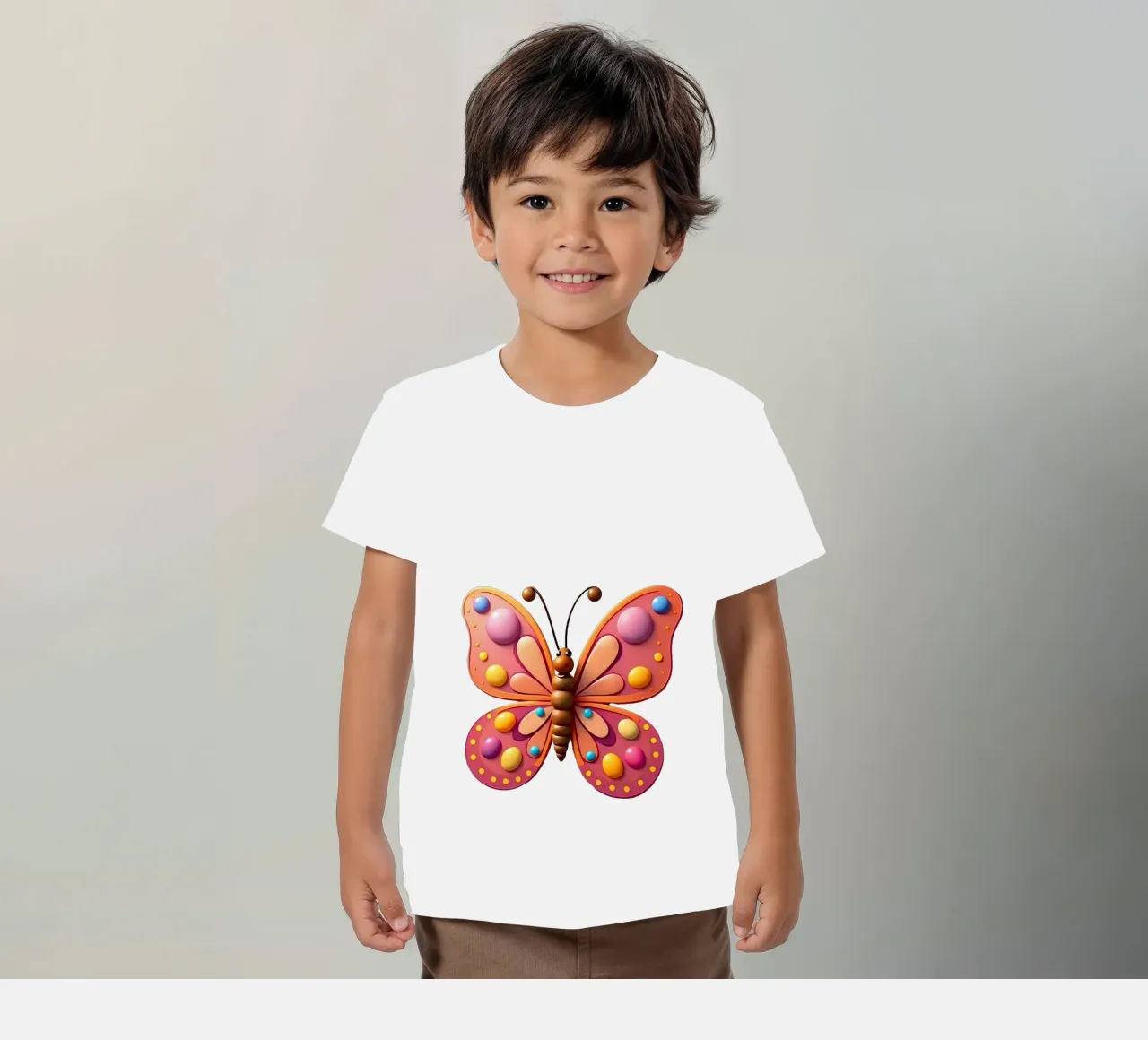 Farfalla_2a t-shirt bambini da Tierisch bunt by LK