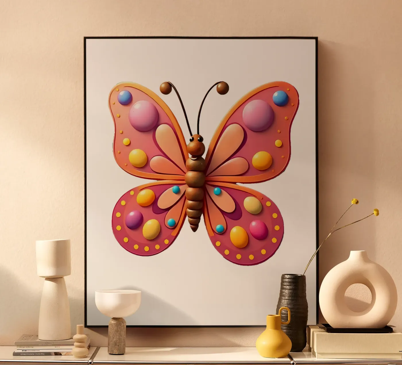 Butterfly_2a acrylic glass by Tierisch bunt by LK