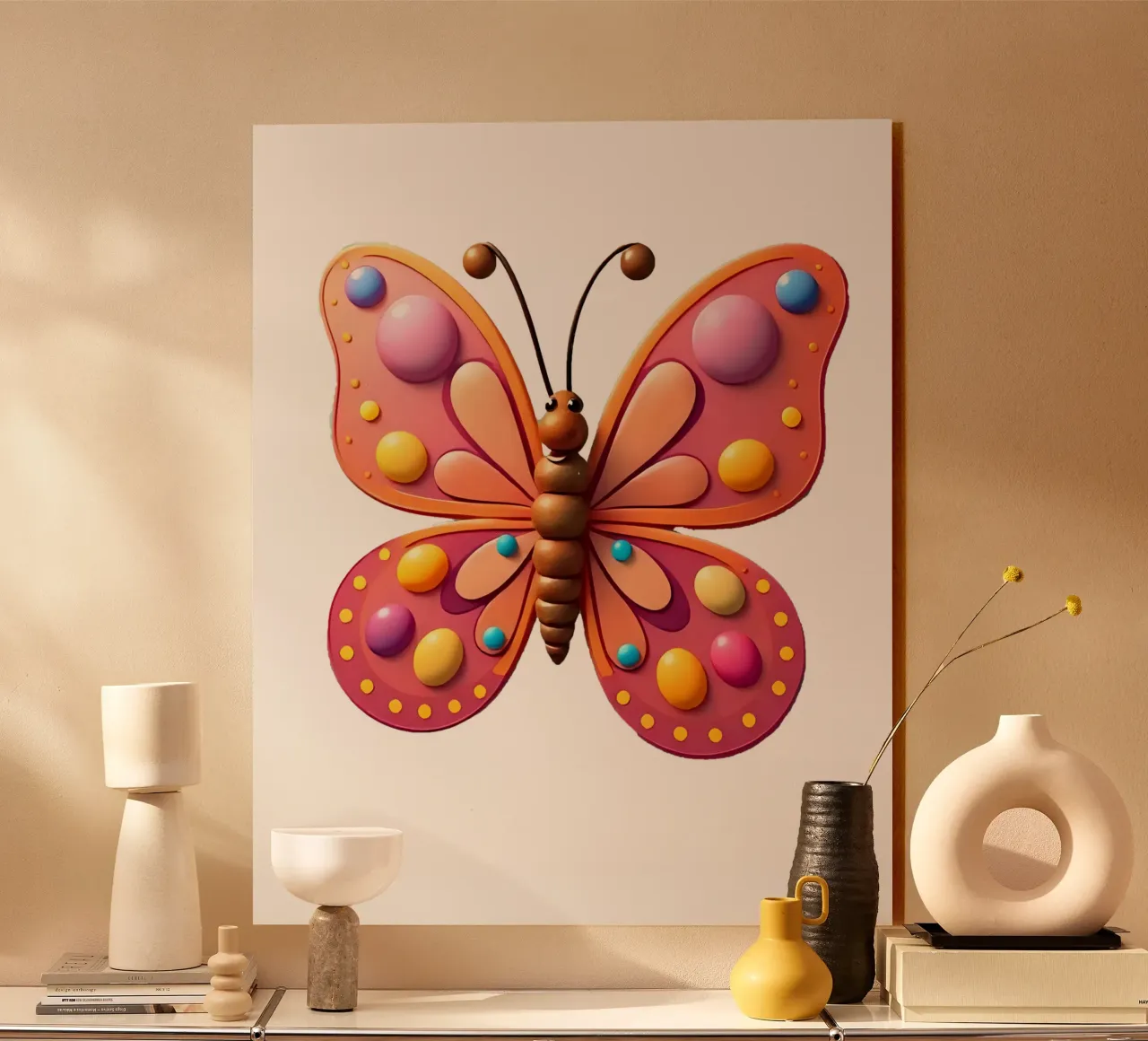 Butterfly_2a acrylic glass by Tierisch bunt by LK