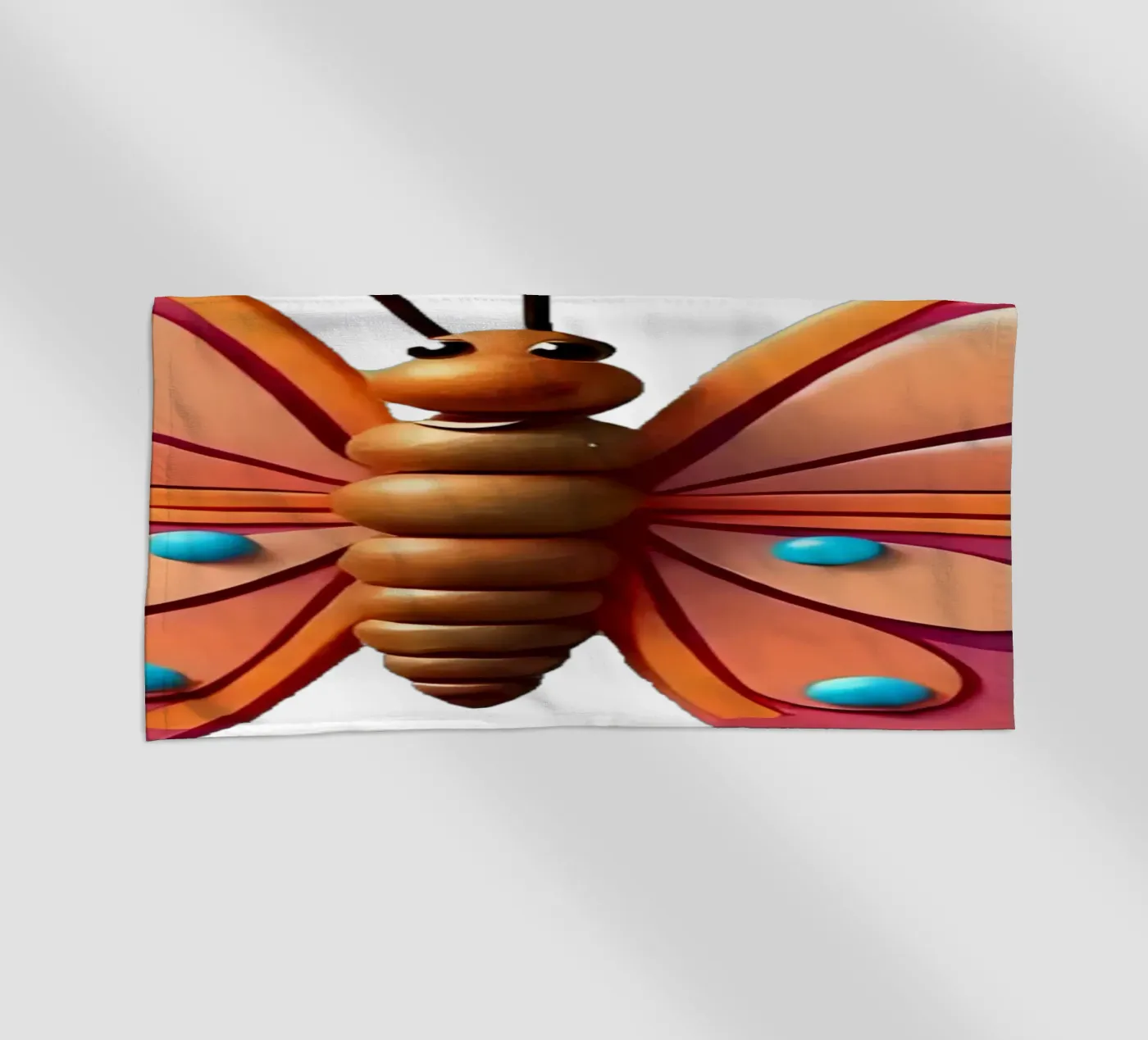 Butterfly_2a serviette de plage de Tierisch bunt by LK