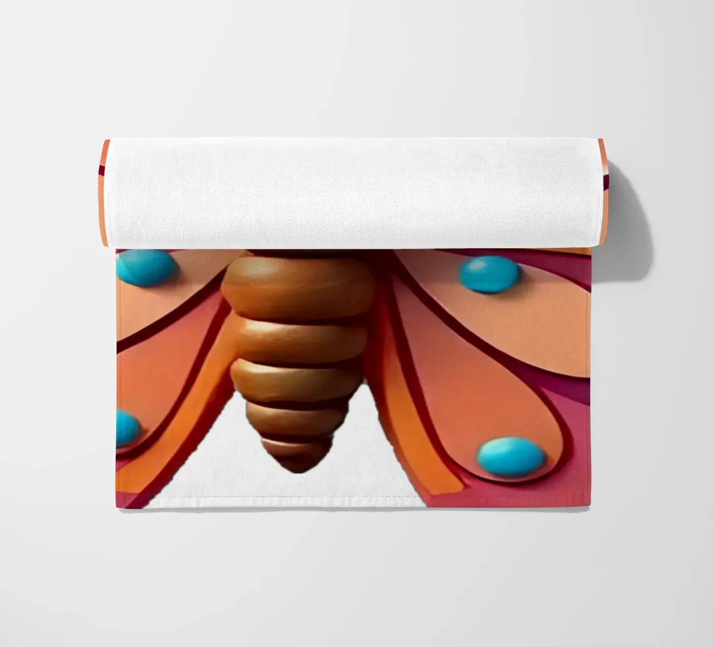 Butterfly_2a serviette de plage de Tierisch bunt by LK