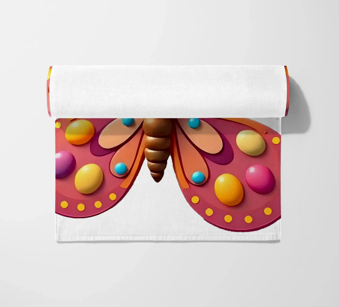 Butterfly_2a serviette de plage de Tierisch bunt by LK