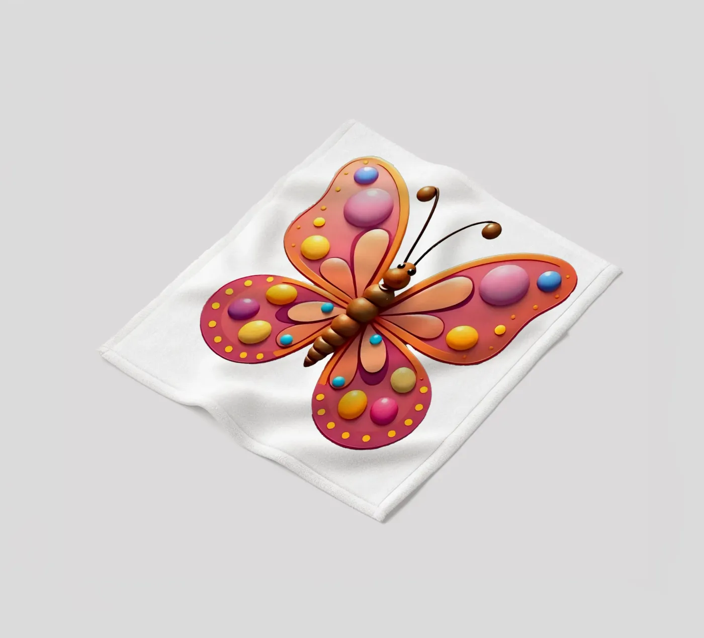 Farfalla_2a coperta in pile da Tierisch bunt by LK