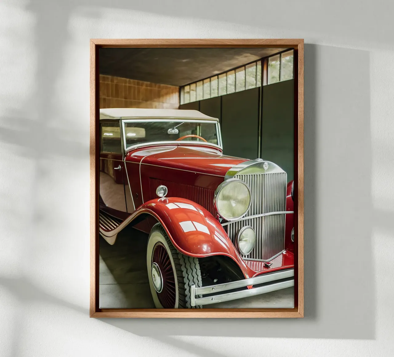 Auto d'epoca tela con Cornice a cassetta da CAR EDITION