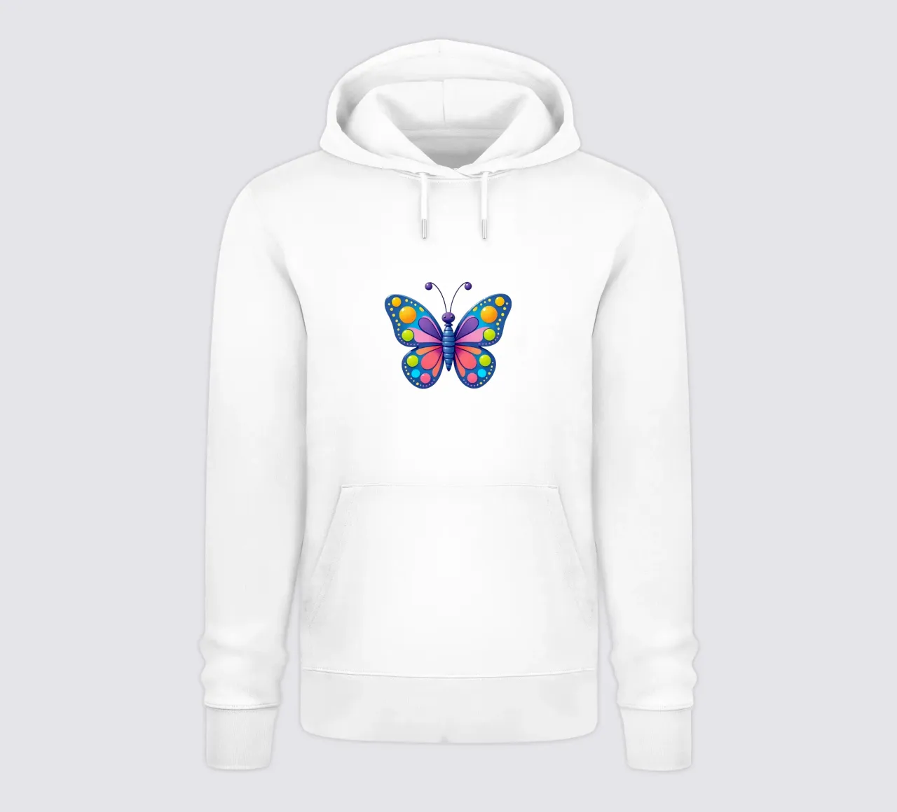 Farfalla_3a felpa con cappuccio da Tierisch bunt by LK