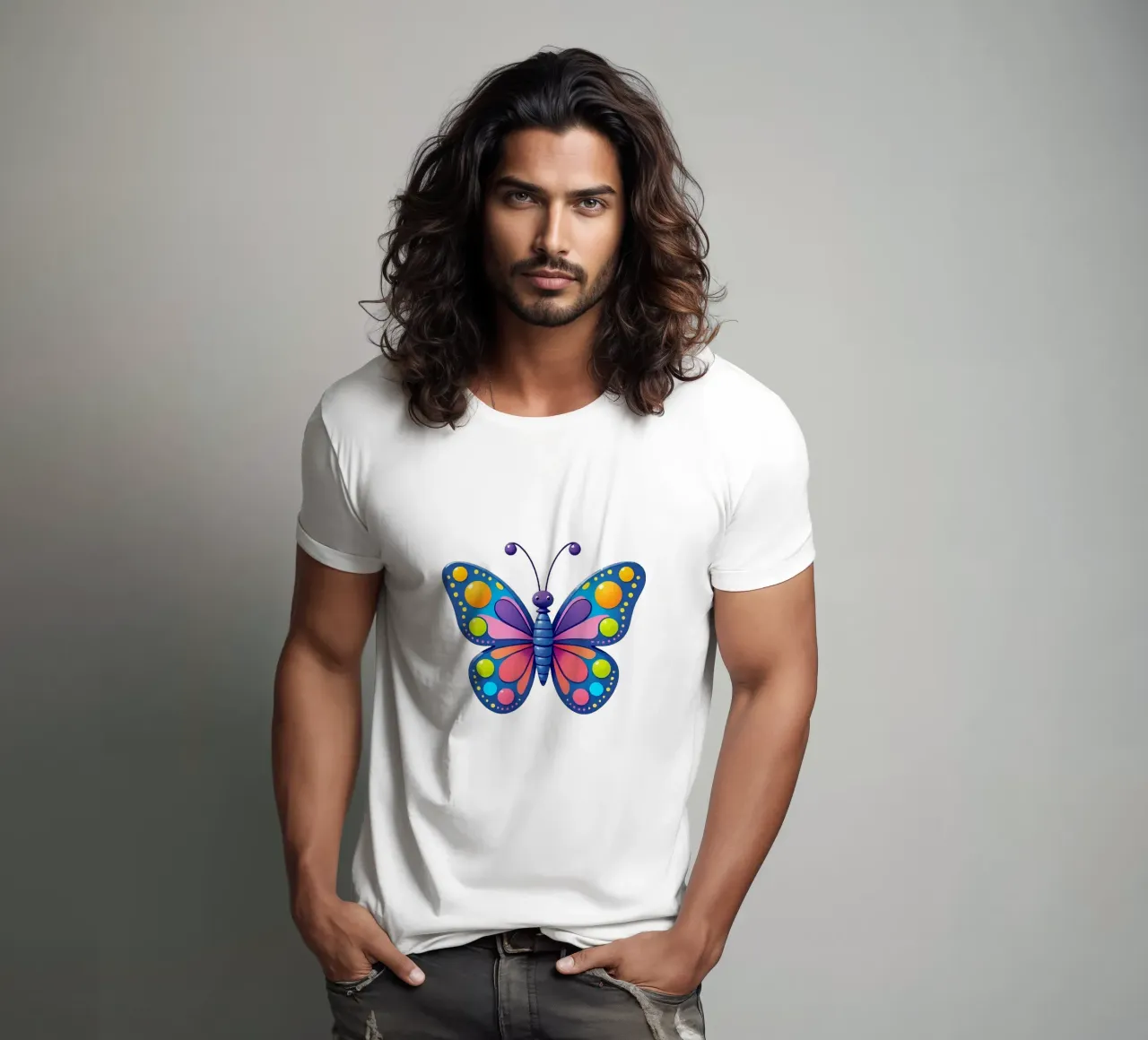 Farfalla_3a t-shirt da Tierisch bunt by LK