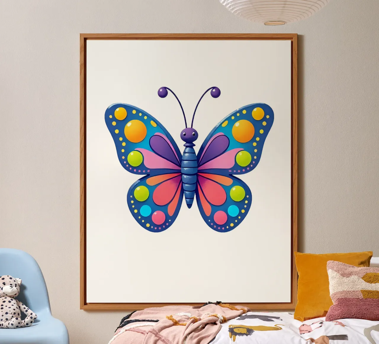 Farfalla_3a pannello forex da Tierisch bunt by LK