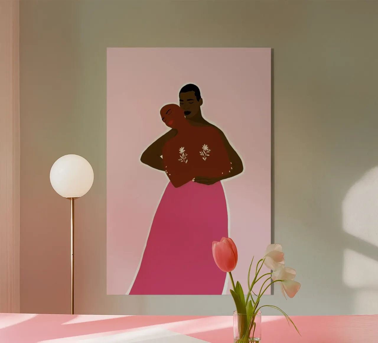 Inside You Hug plexiglass da Céleste Wallaert