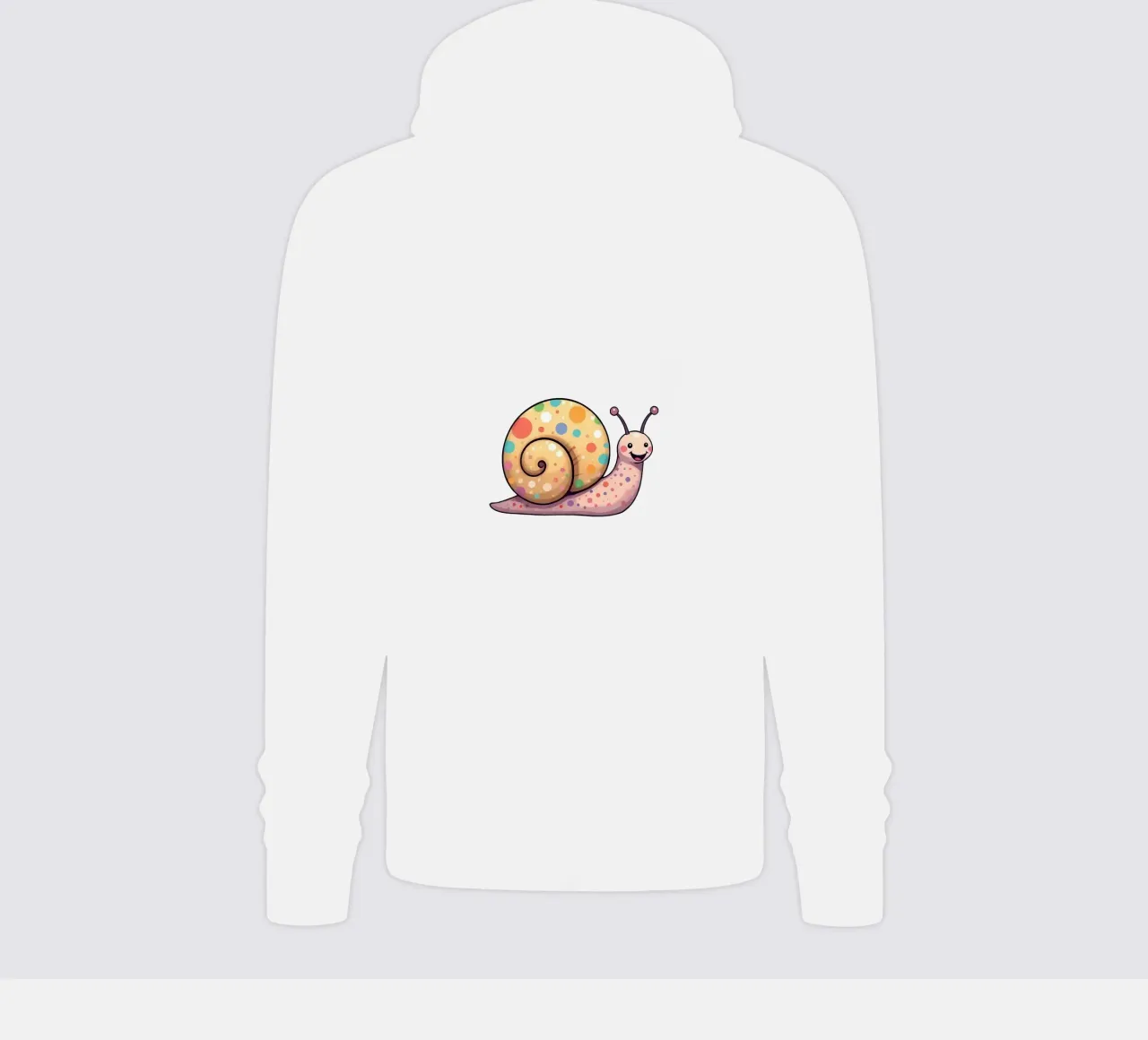 Lumaca_1a felpa con cappuccio da Tierisch bunt by LK