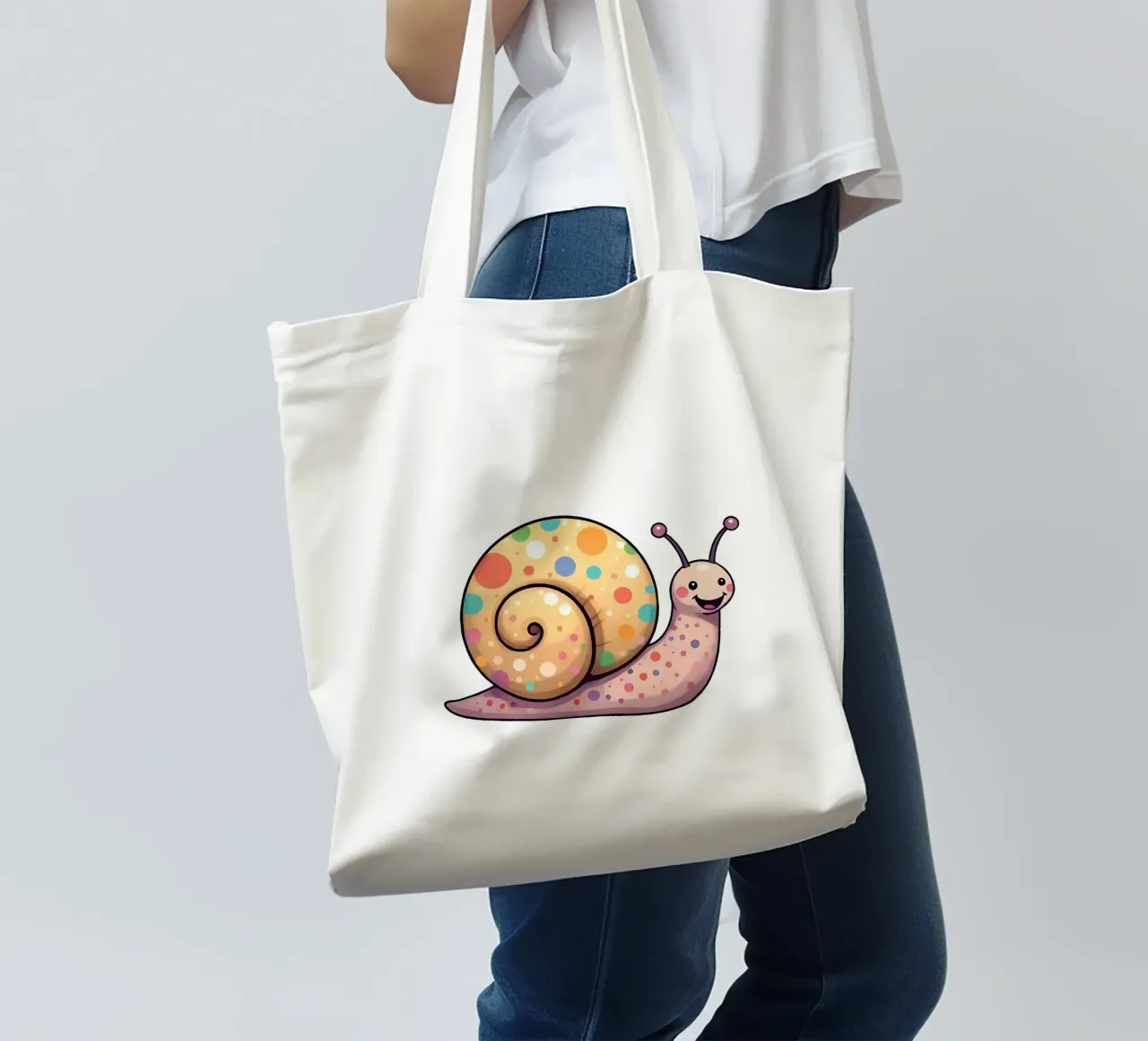 Lumaca_1a borsa in juta da Tierisch bunt by LK